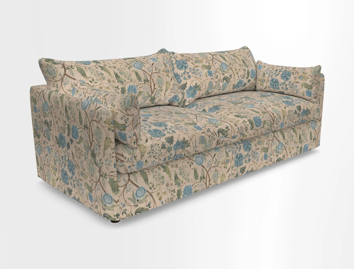 Madehurst 4 Seater Sofa in House Plain Sky. Loose cover option available