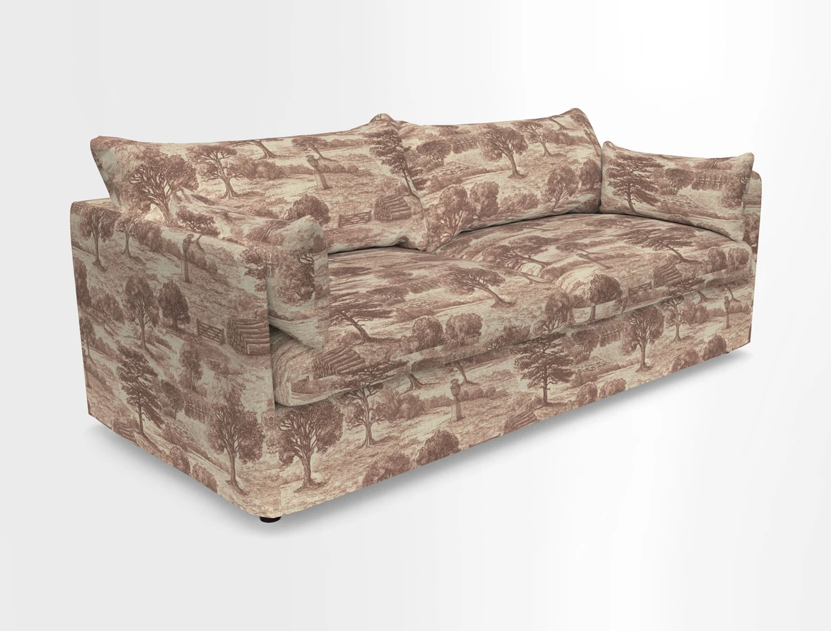 Madehurst 4 Seater Sofa in House Plain Sky. Loose cover option available