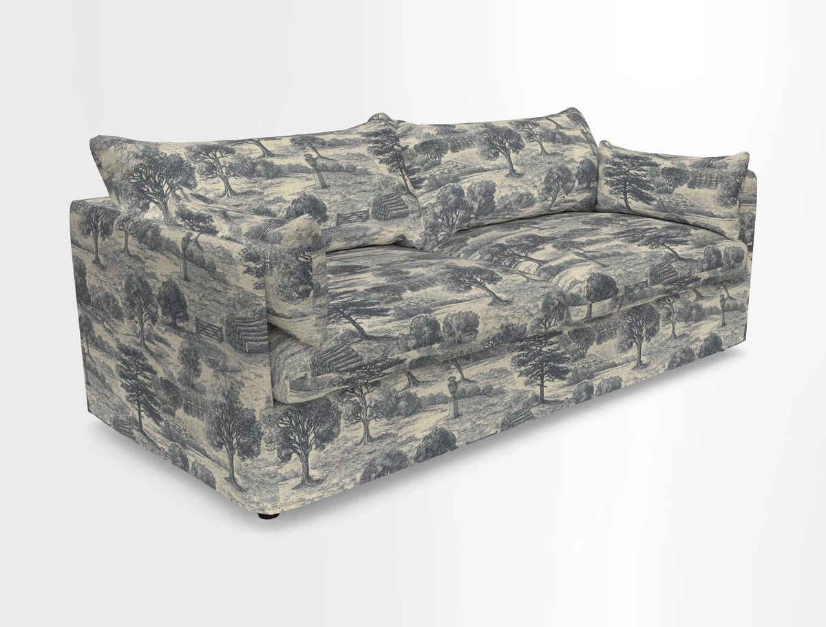 Madehurst 4 Seater Sofa in House Plain Sky. Loose cover option available