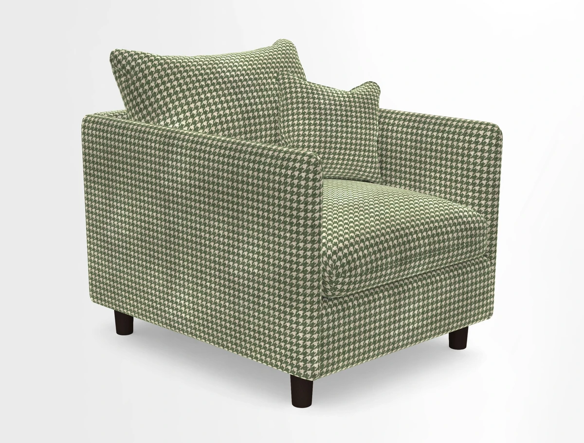 Madehurst Chair in Two Tone Plain Biscuit. Loose cover option available