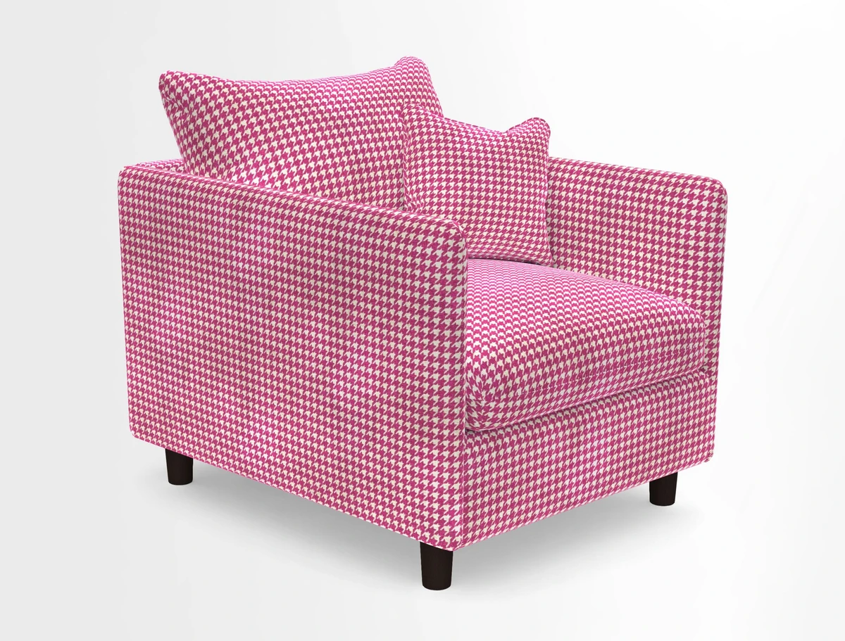 Madehurst Chair in Two Tone Plain Biscuit. Loose cover option available