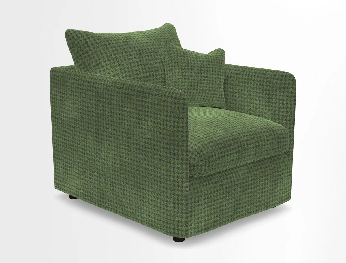 Madehurst Chair in Two Tone Plain Biscuit. Loose cover option available