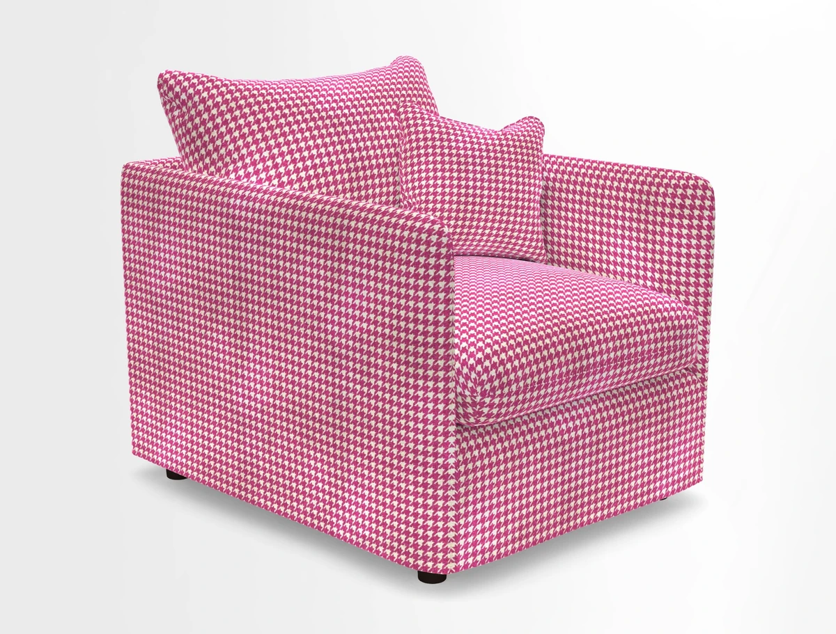 Madehurst Chair in Two Tone Plain Biscuit. Loose cover option available