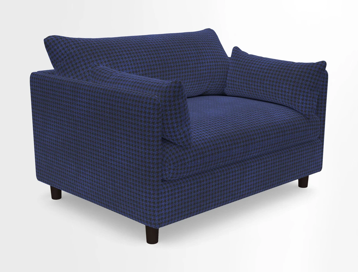 Madehurst Snuggler in Two Tone Plain Biscuit. Loose cover option available