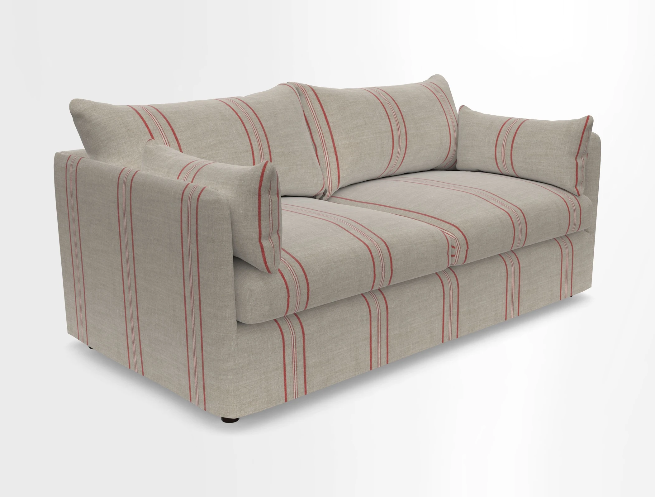 Madehurst 3 Seater Sofa in House Plain Sky. Loose cover option available