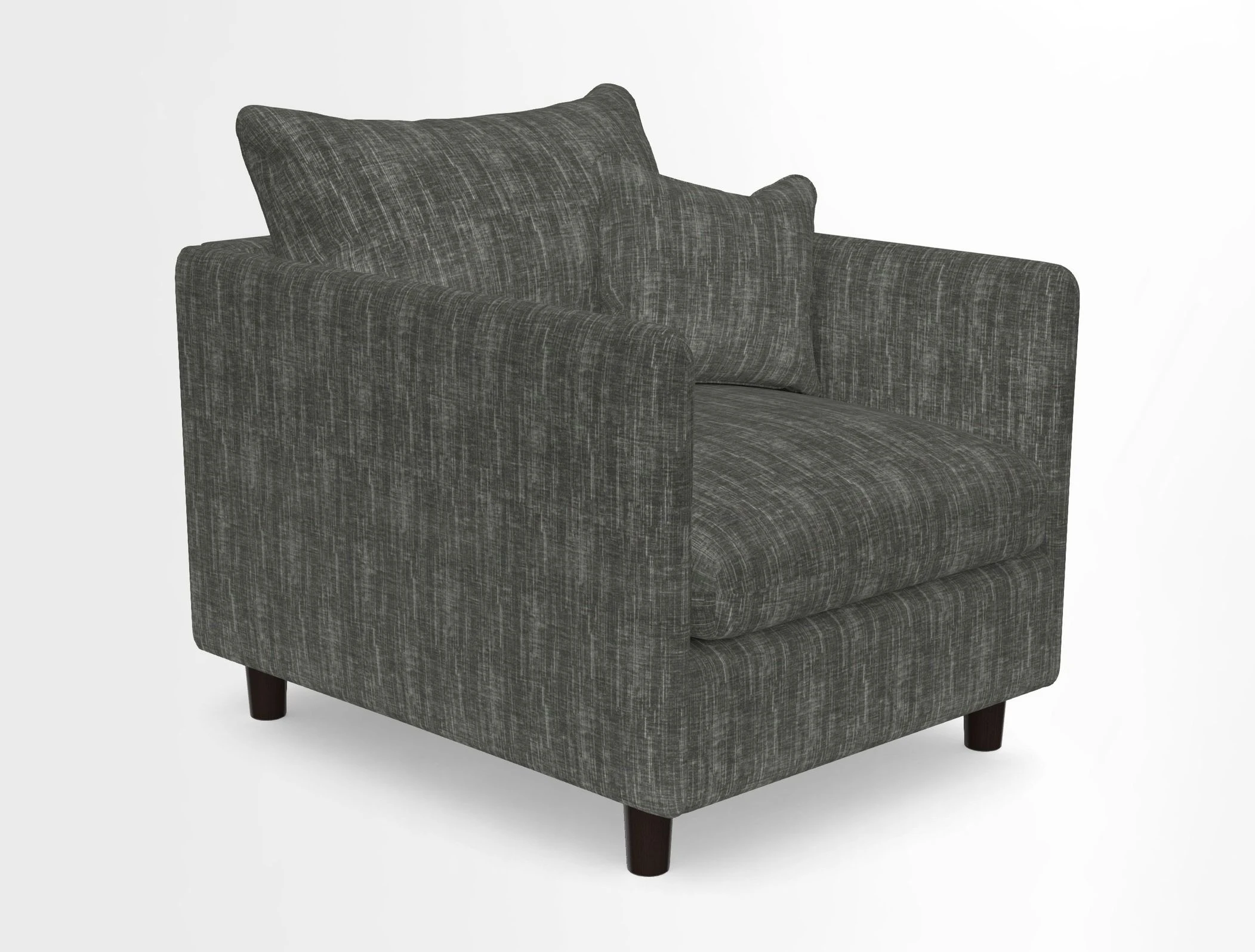 Madehurst Chair in Two Tone Plain Biscuit. Loose cover option available
