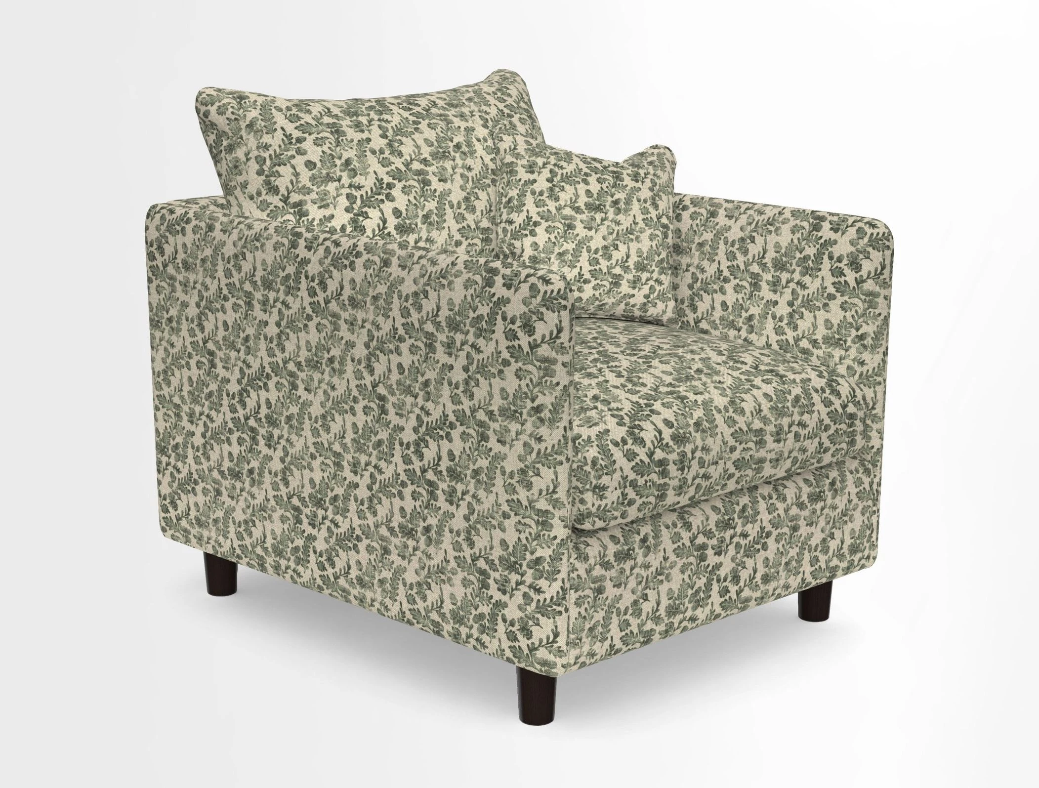 Madehurst Chair in Two Tone Plain Biscuit. Loose cover option available