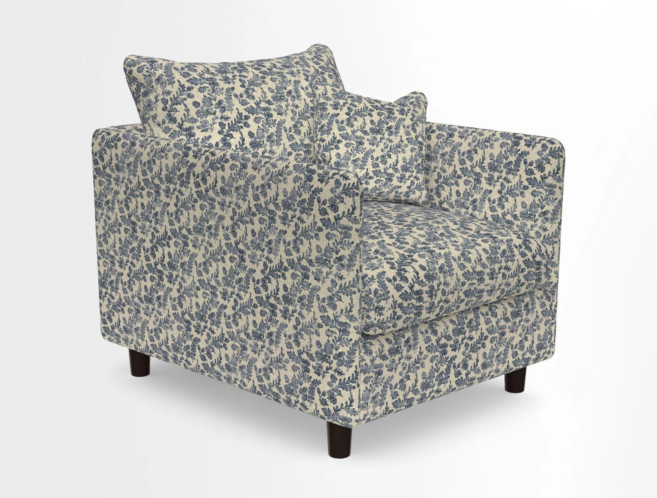 Madehurst Chair in Two Tone Plain Biscuit. Loose cover option available