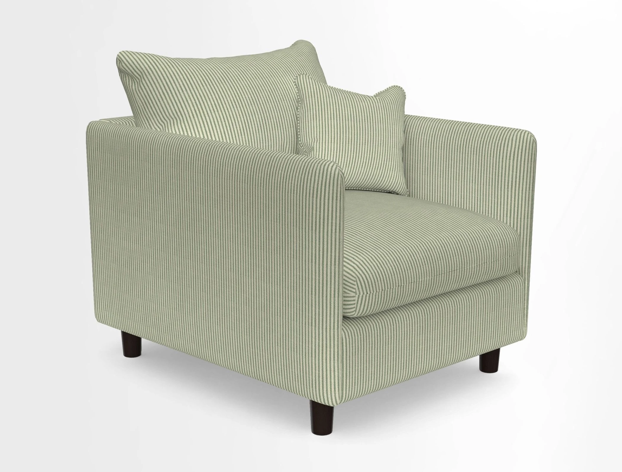 Madehurst Chair in Two Tone Plain Biscuit. Loose cover option available