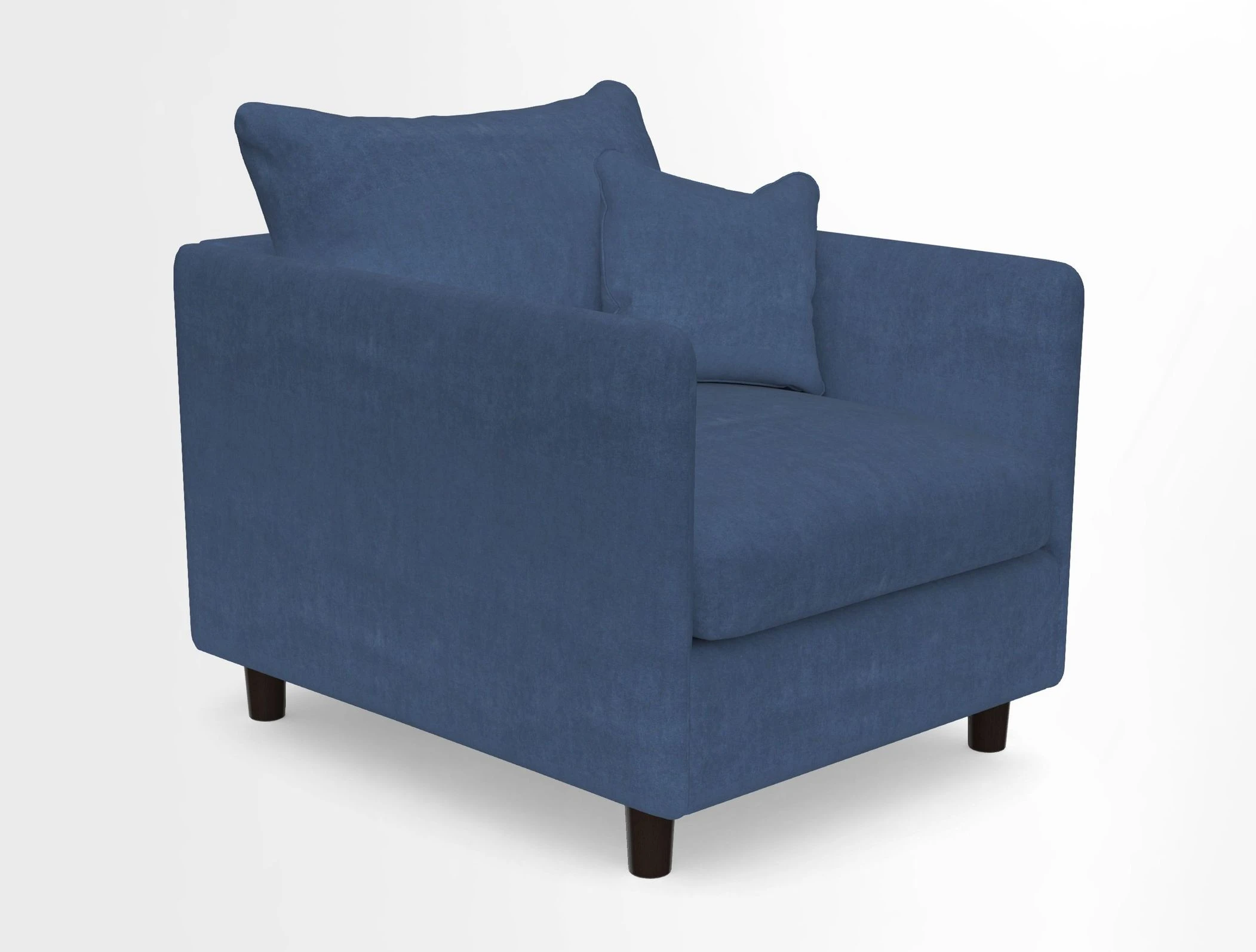Madehurst Chair in Two Tone Plain Biscuit. Loose cover option available