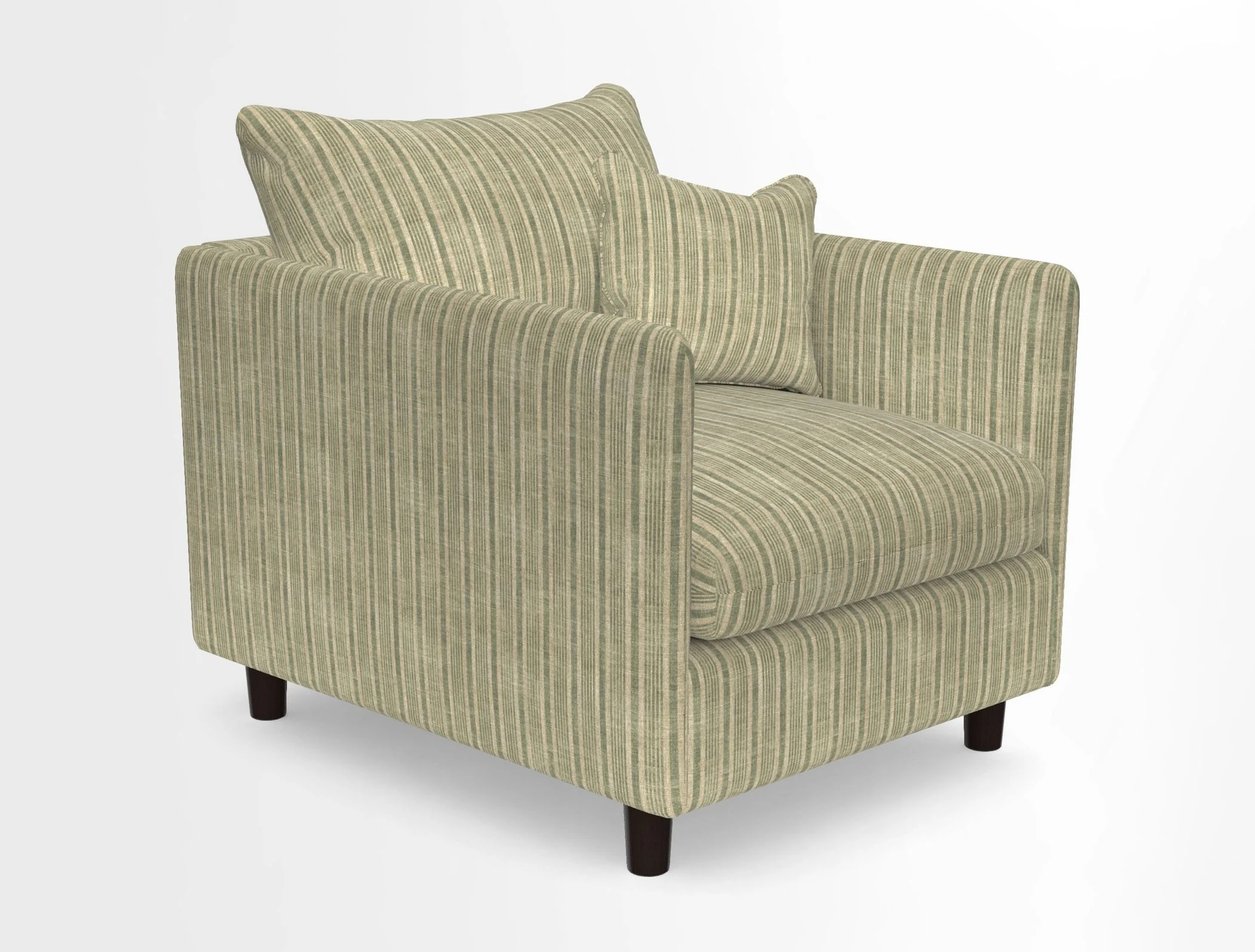 Madehurst Chair in Two Tone Plain Biscuit. Loose cover option available