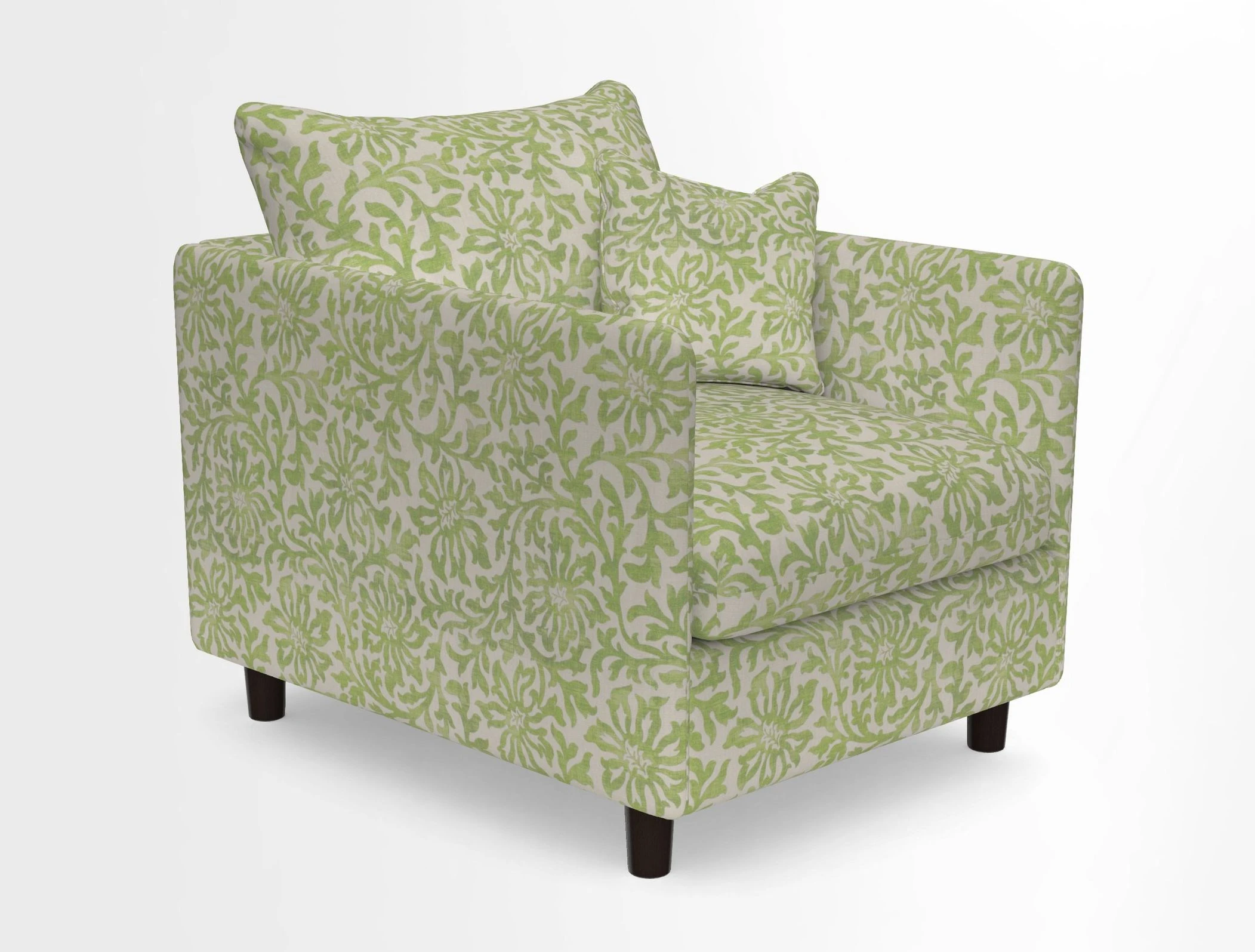 Madehurst Chair in Two Tone Plain Biscuit. Loose cover option available