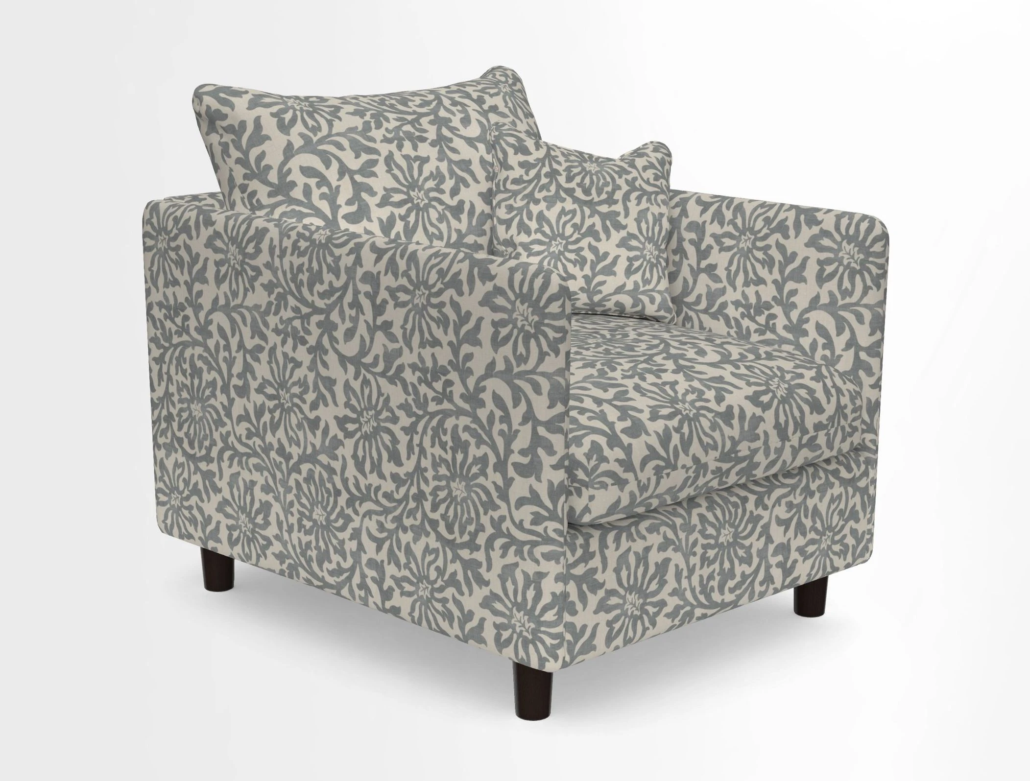 Madehurst Chair in Two Tone Plain Biscuit. Loose cover option available
