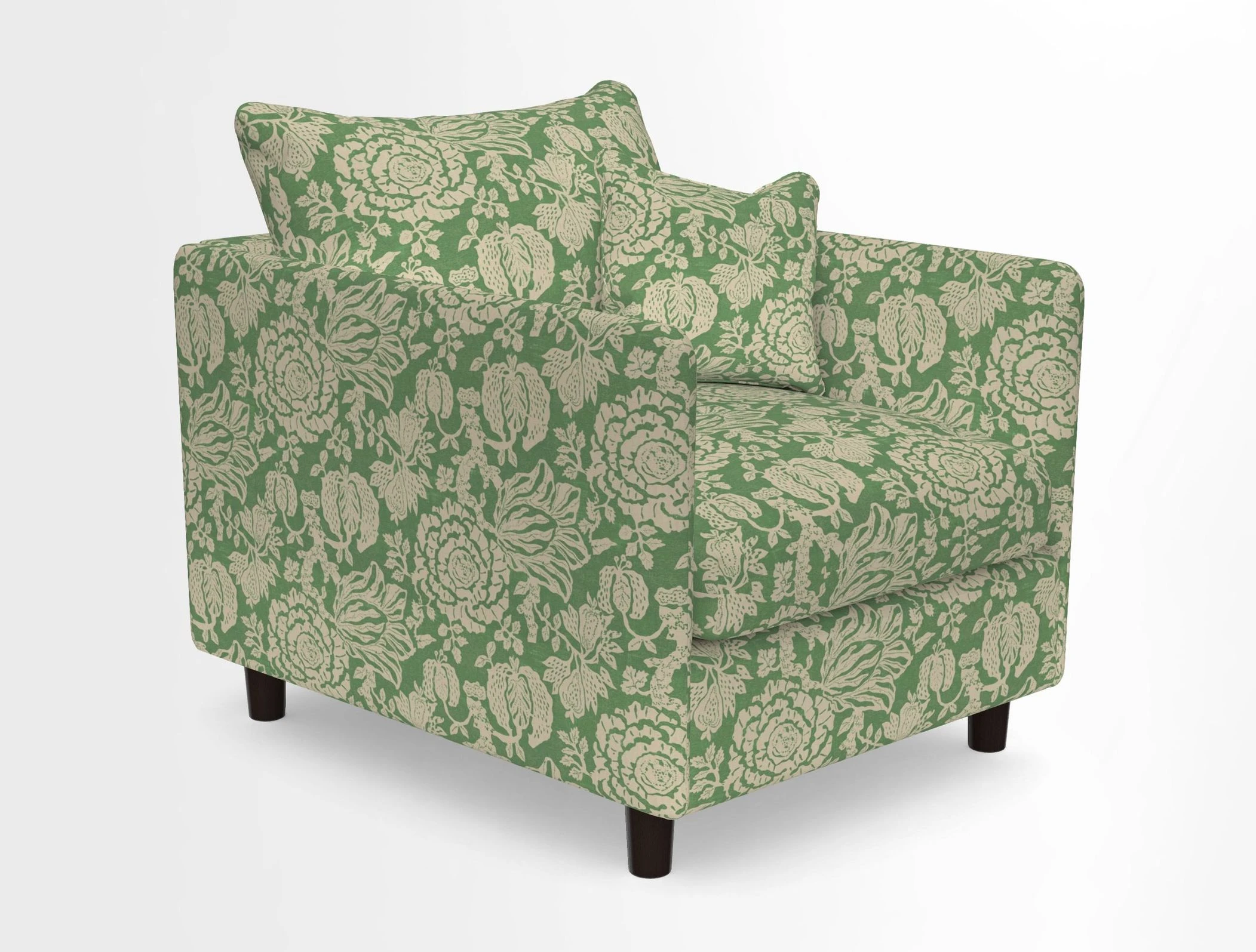 Madehurst Chair in Two Tone Plain Biscuit. Loose cover option available