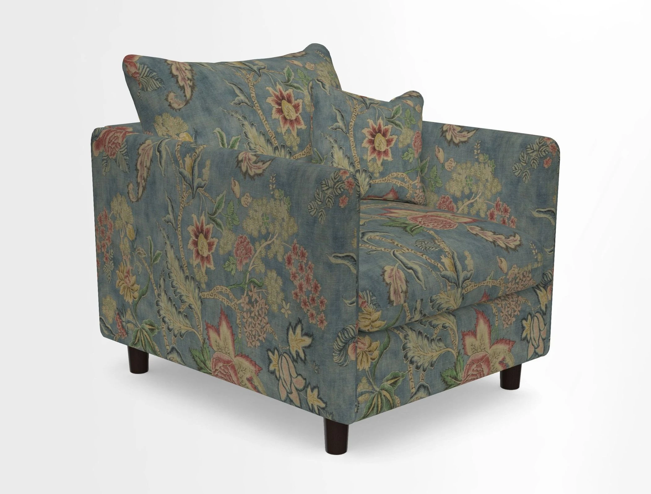 Madehurst Chair in Two Tone Plain Biscuit. Loose cover option available