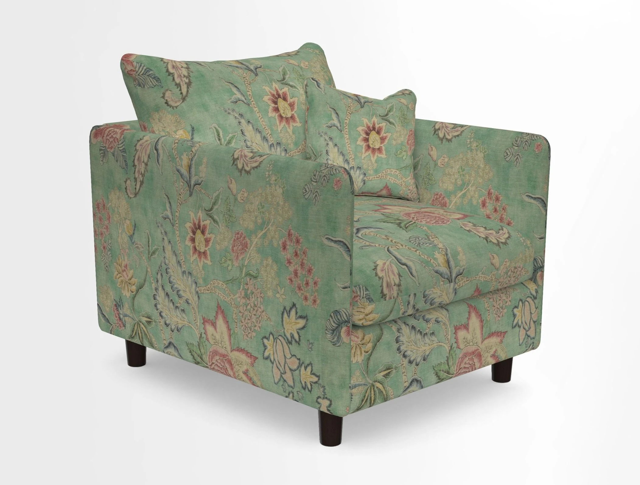 Madehurst Chair in Two Tone Plain Biscuit. Loose cover option available