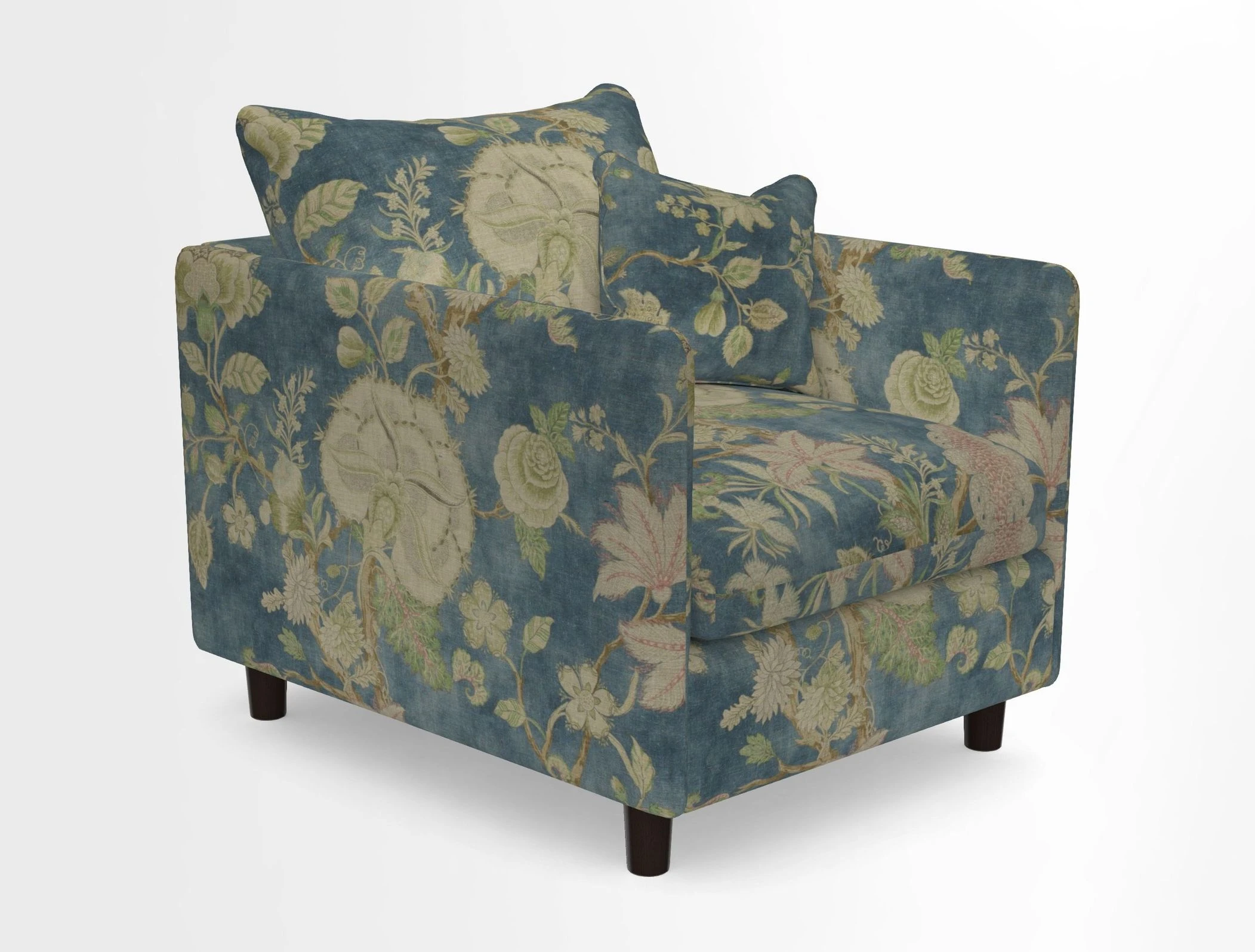 Madehurst Chair in Two Tone Plain Biscuit. Loose cover option available