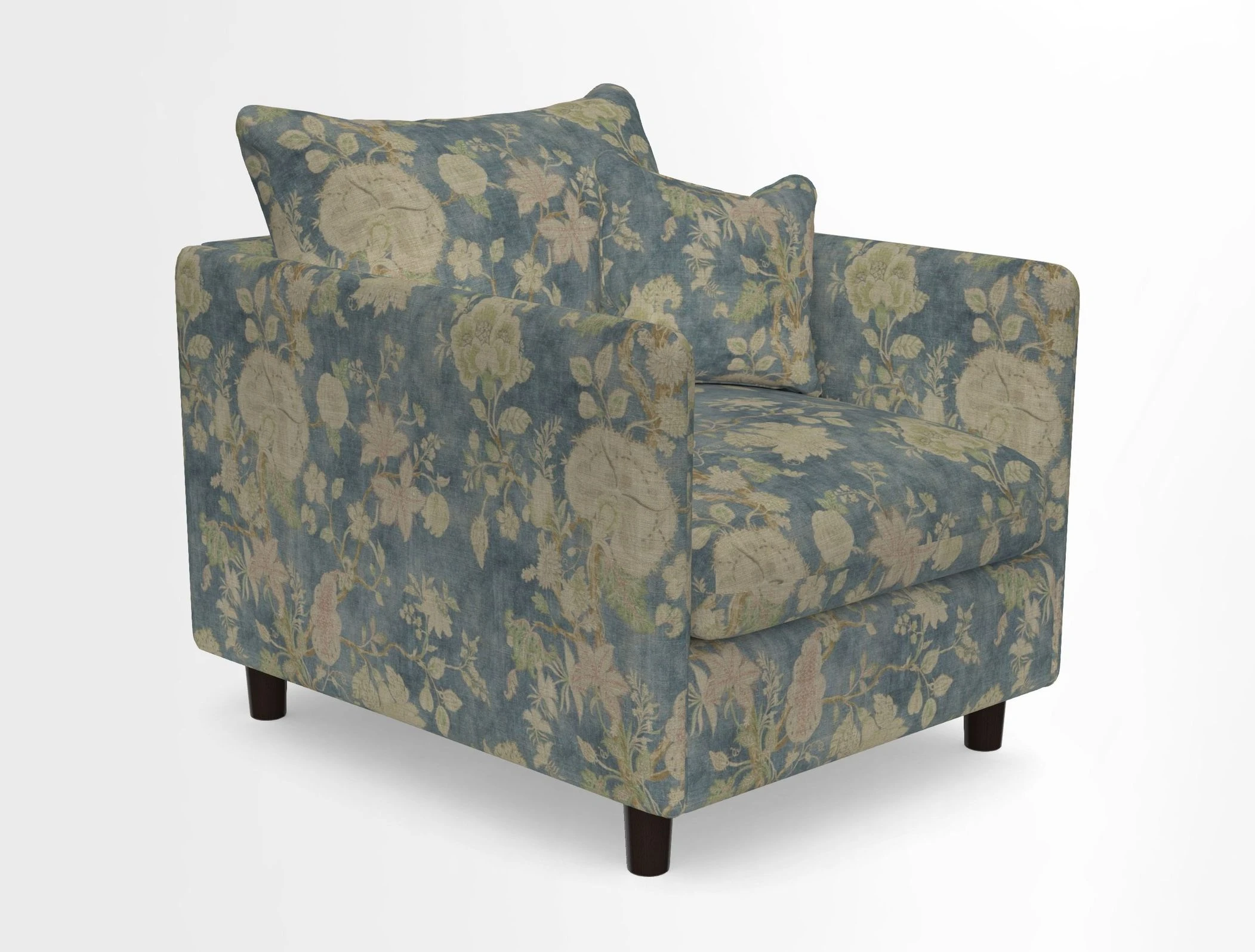 Madehurst Chair in Two Tone Plain Biscuit. Loose cover option available