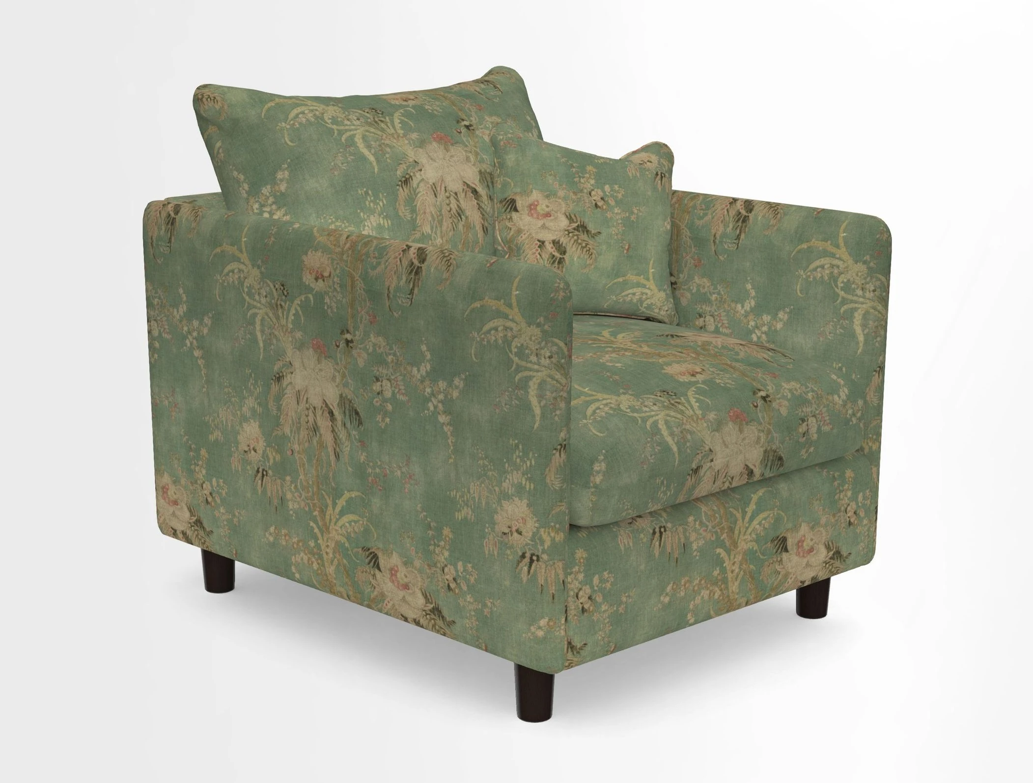 Madehurst Chair in Two Tone Plain Biscuit. Loose cover option available