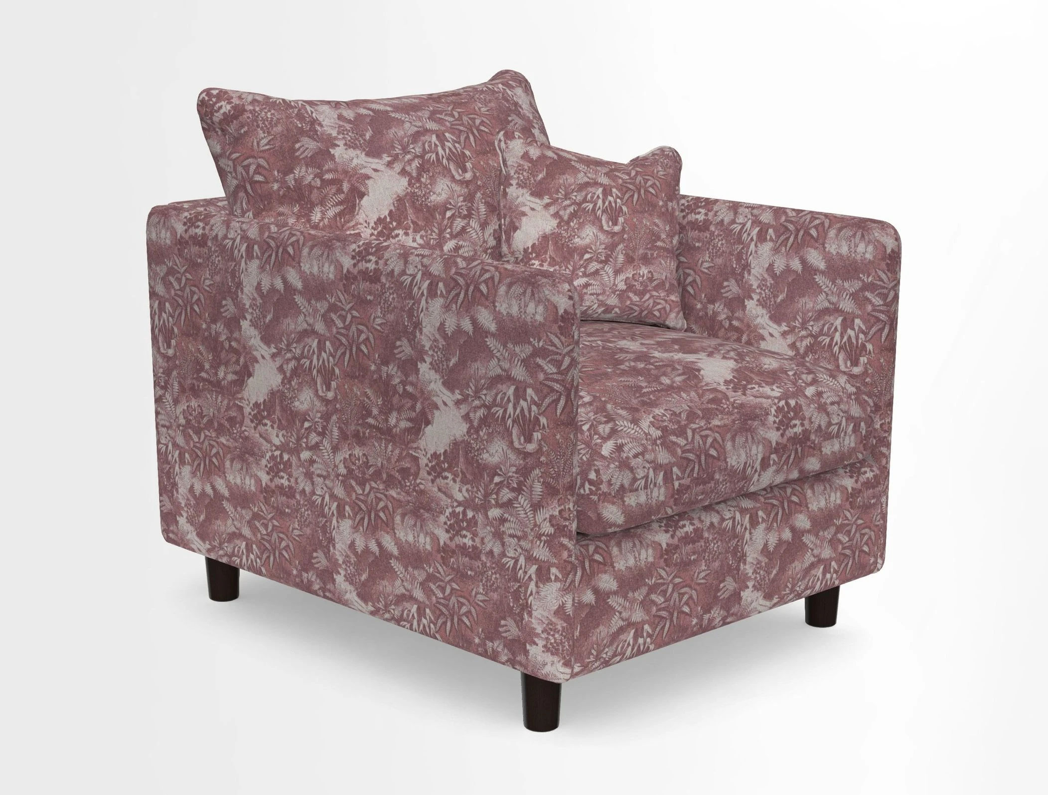 Madehurst Chair in Two Tone Plain Biscuit. Loose cover option available