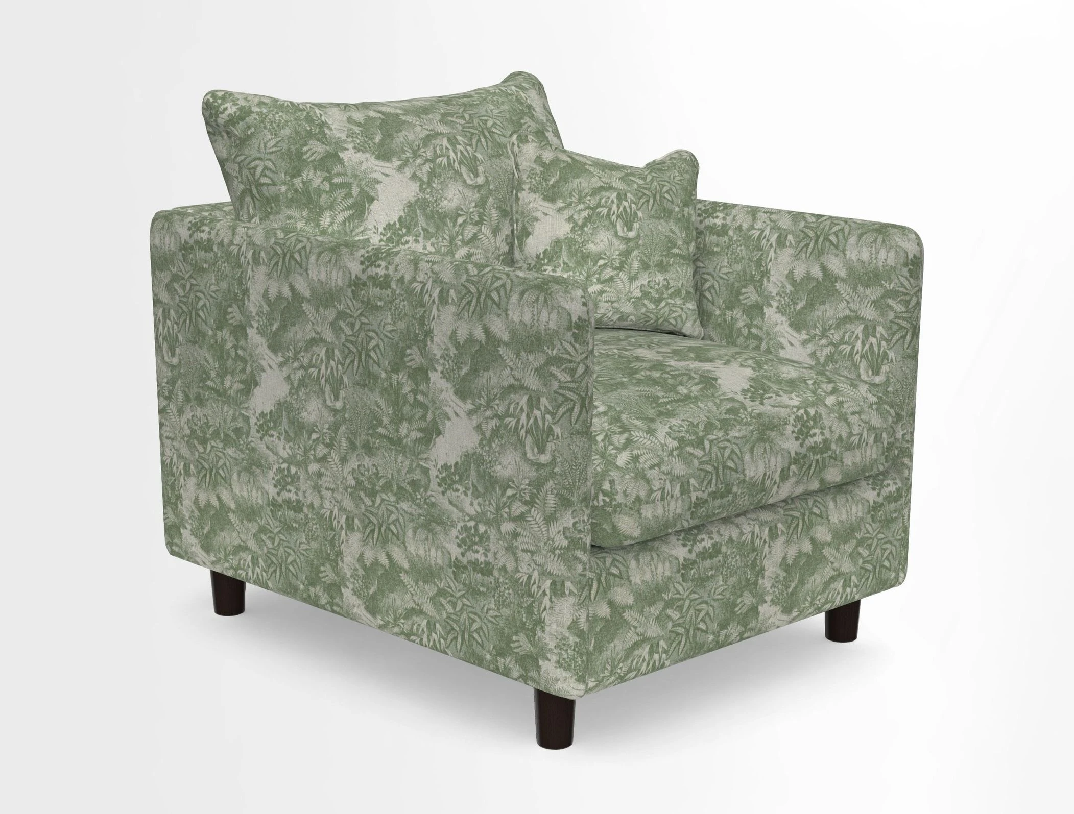 Madehurst Chair in Two Tone Plain Biscuit. Loose cover option available