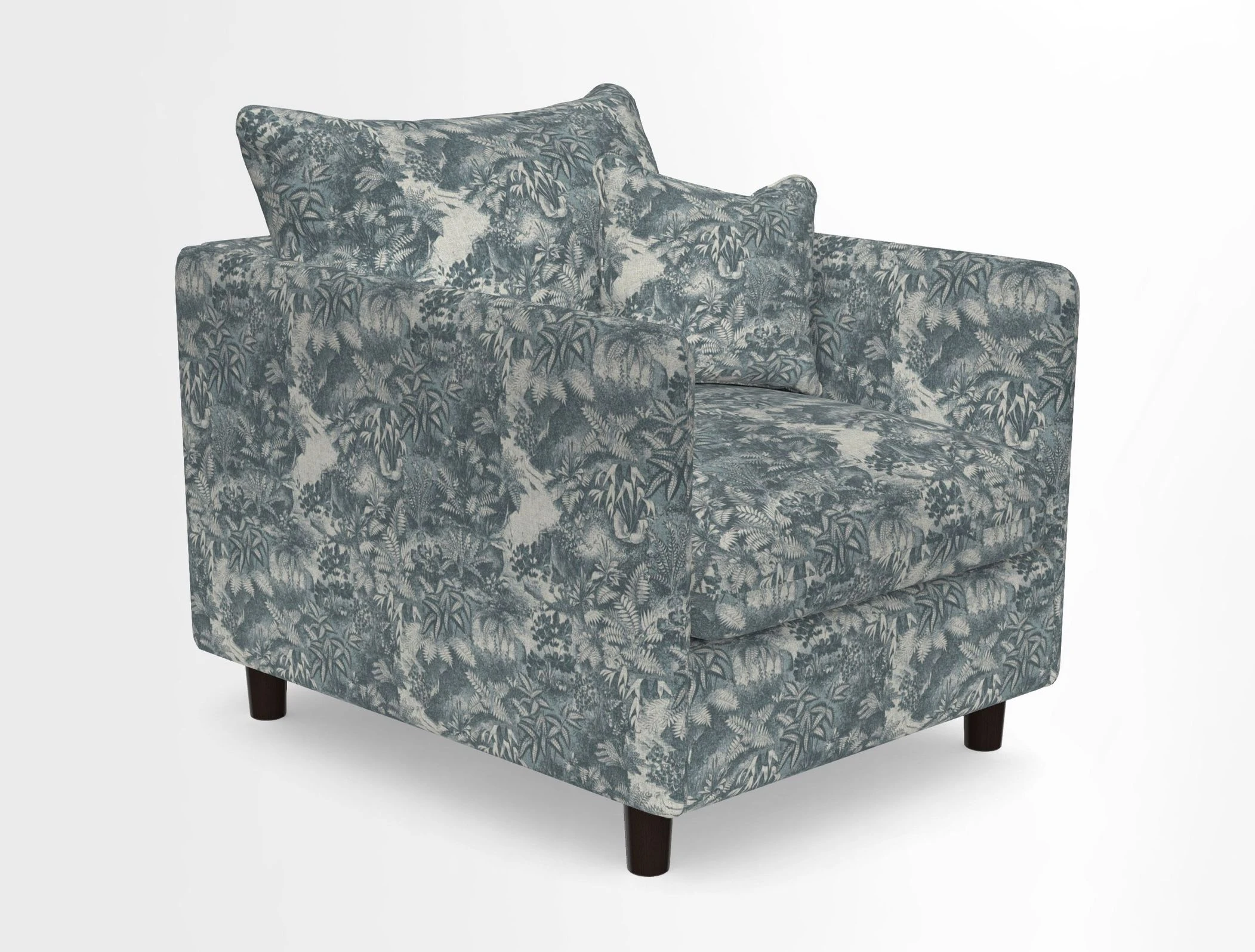 Madehurst Chair in Two Tone Plain Biscuit. Loose cover option available
