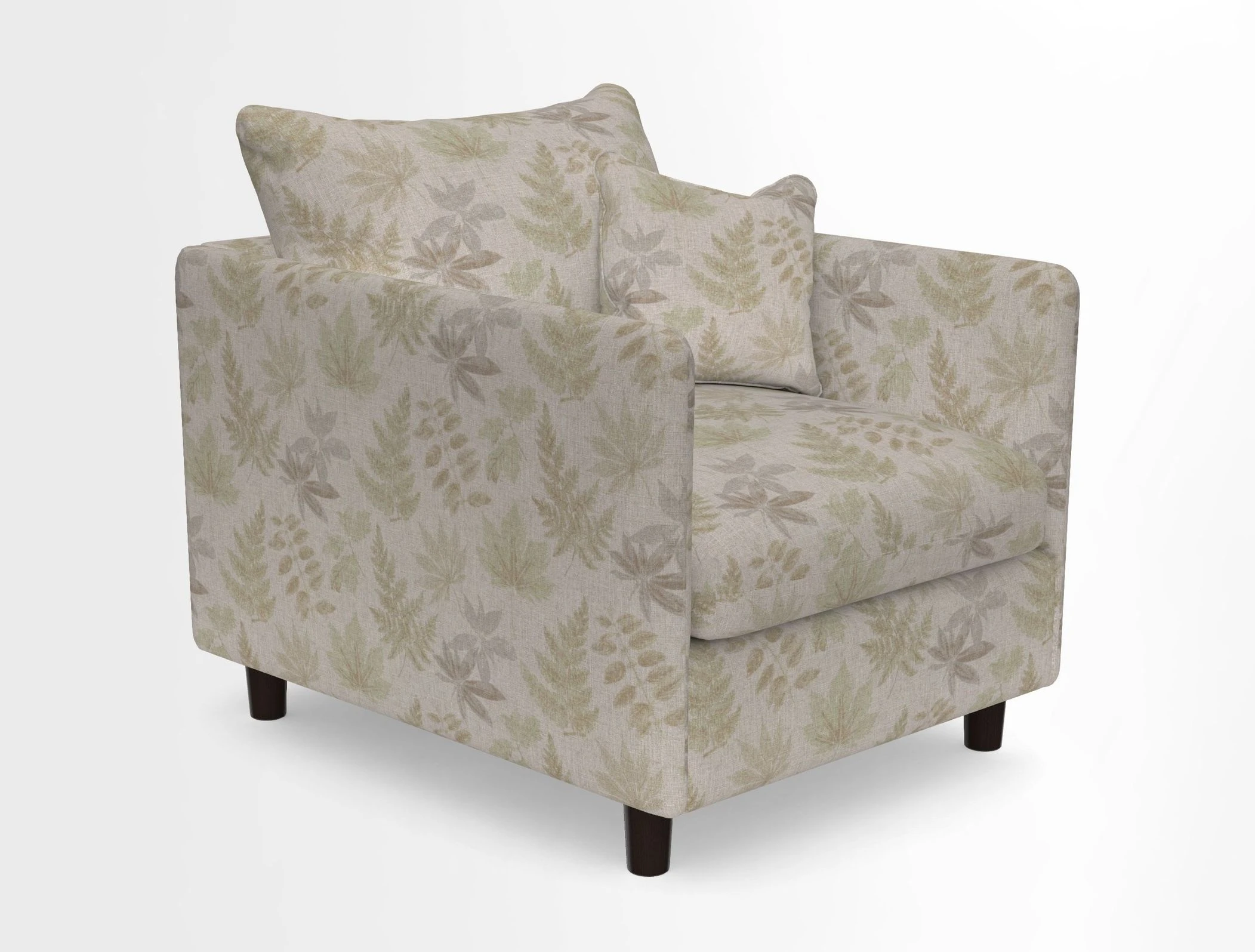Madehurst Chair in Two Tone Plain Biscuit. Loose cover option available