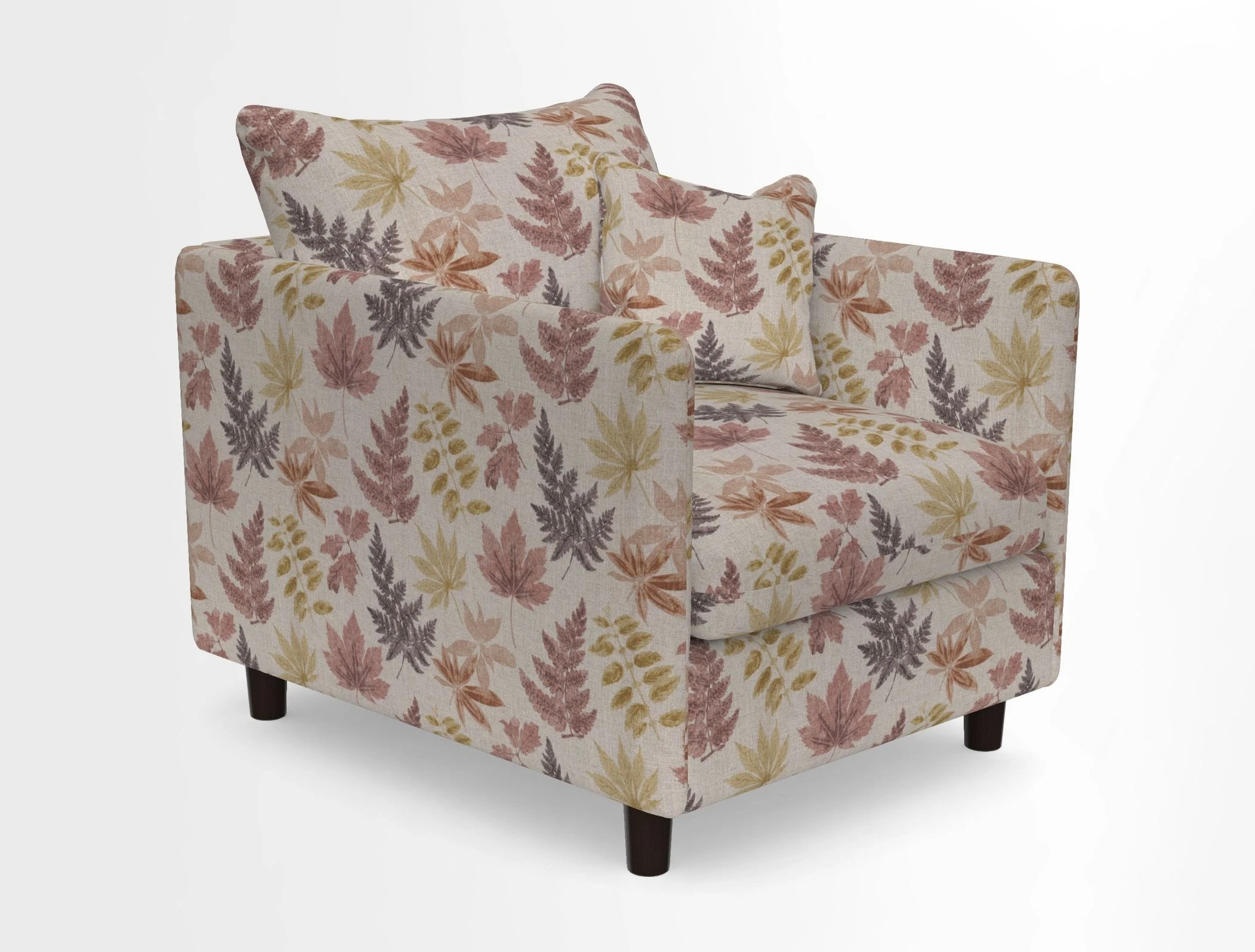 Madehurst Chair in Two Tone Plain Biscuit. Loose cover option available