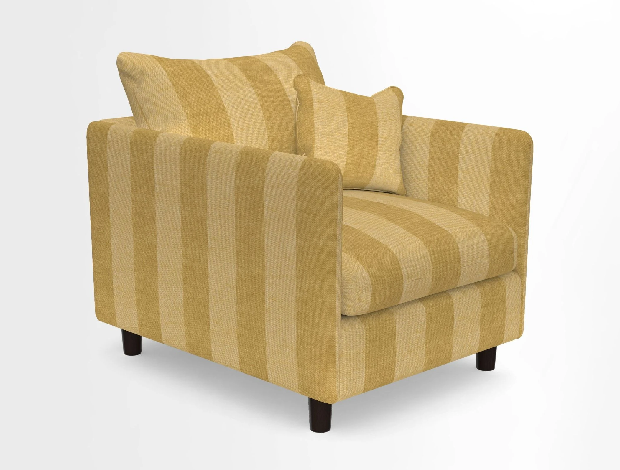 Madehurst Chair in Two Tone Plain Biscuit. Loose cover option available