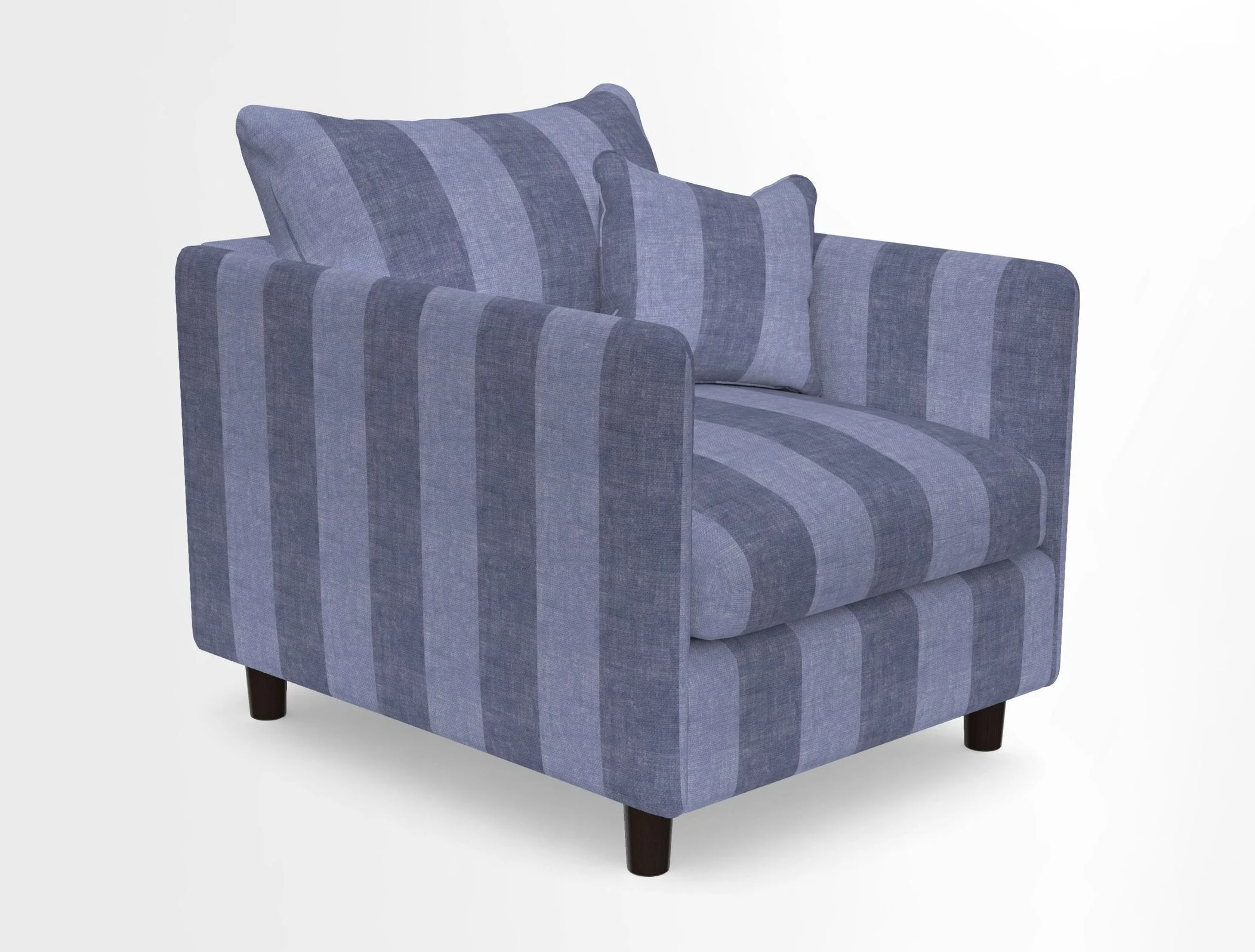 Madehurst Chair in Two Tone Plain Biscuit. Loose cover option available