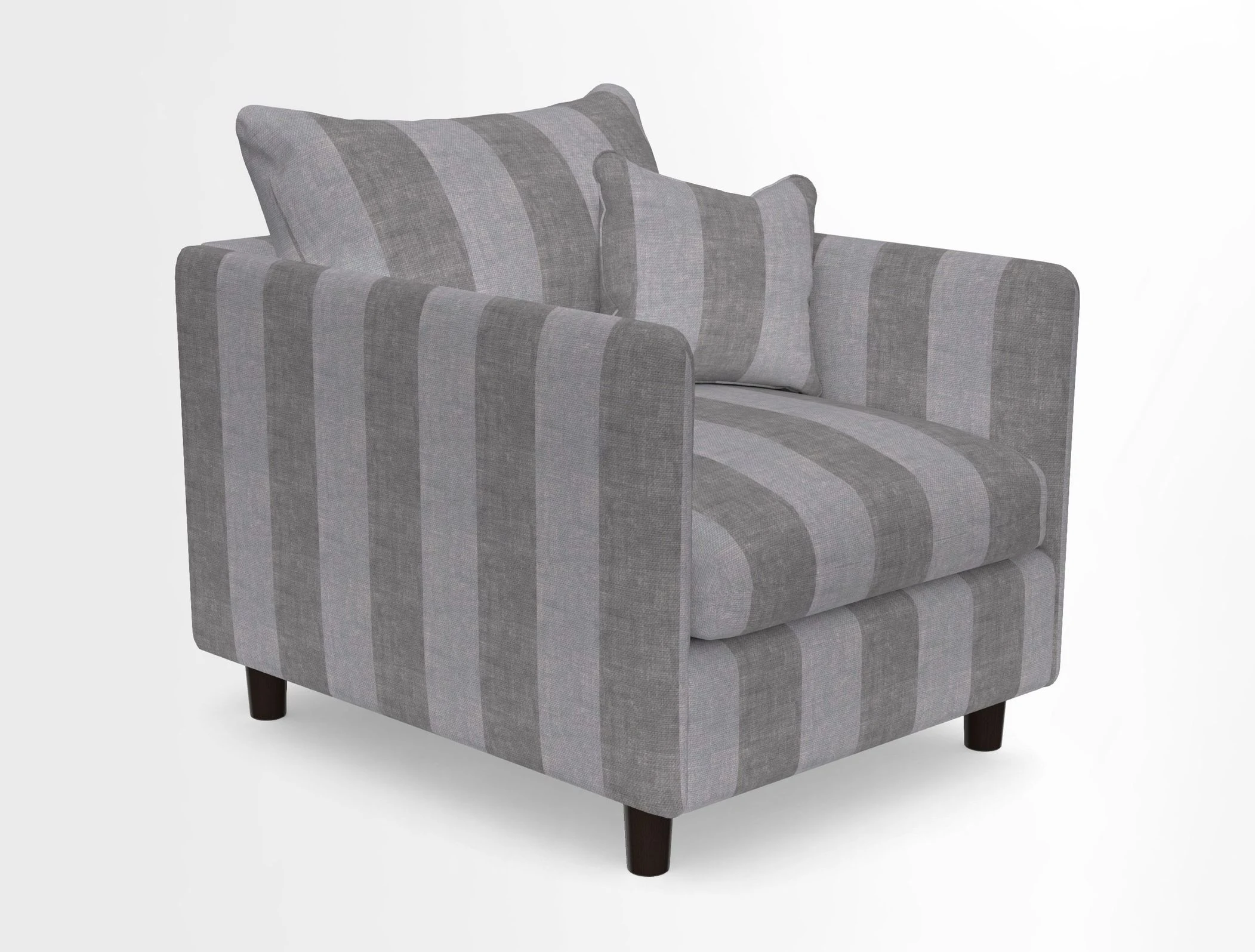 Madehurst Chair in Two Tone Plain Biscuit. Loose cover option available
