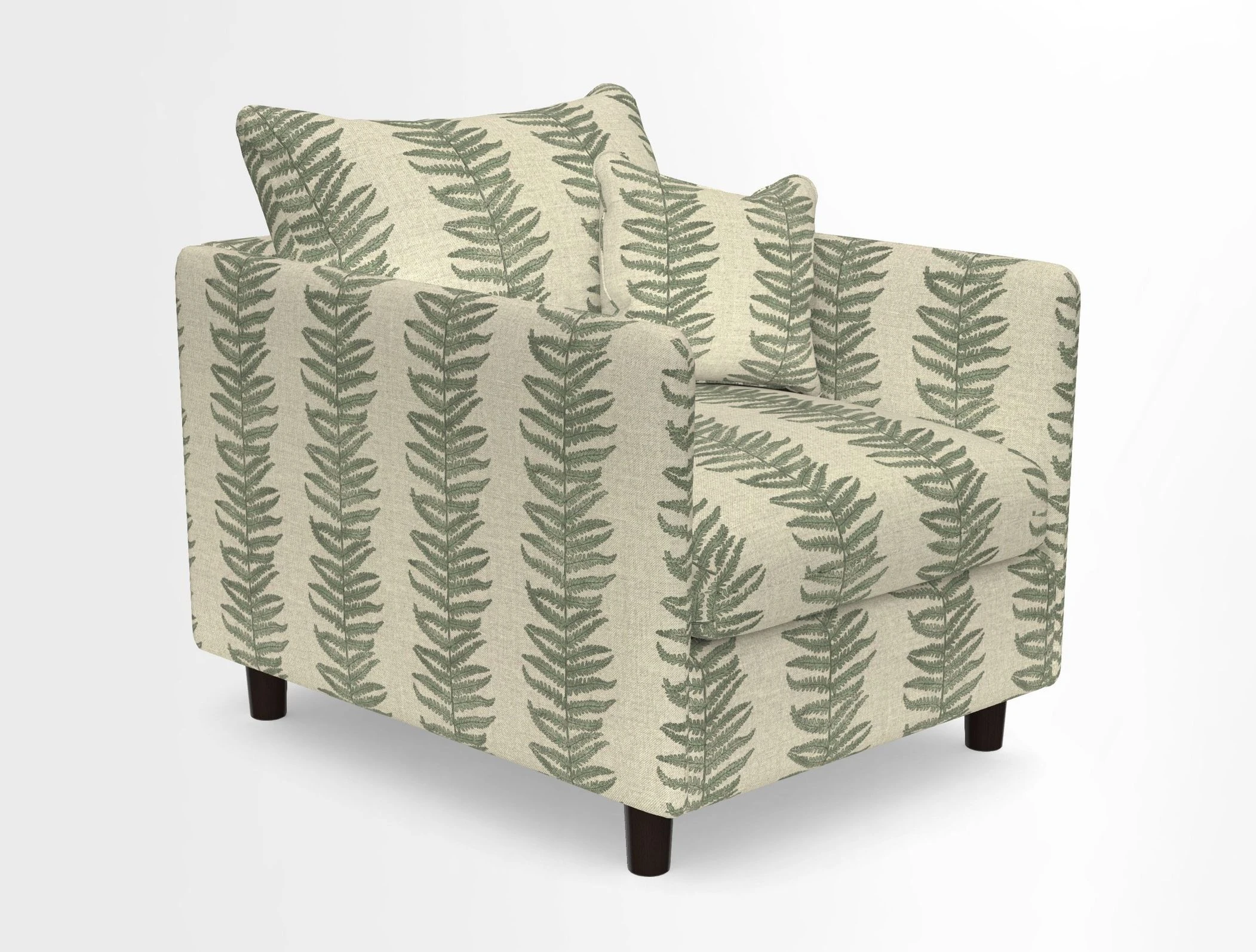 Madehurst Chair in Two Tone Plain Biscuit. Loose cover option available