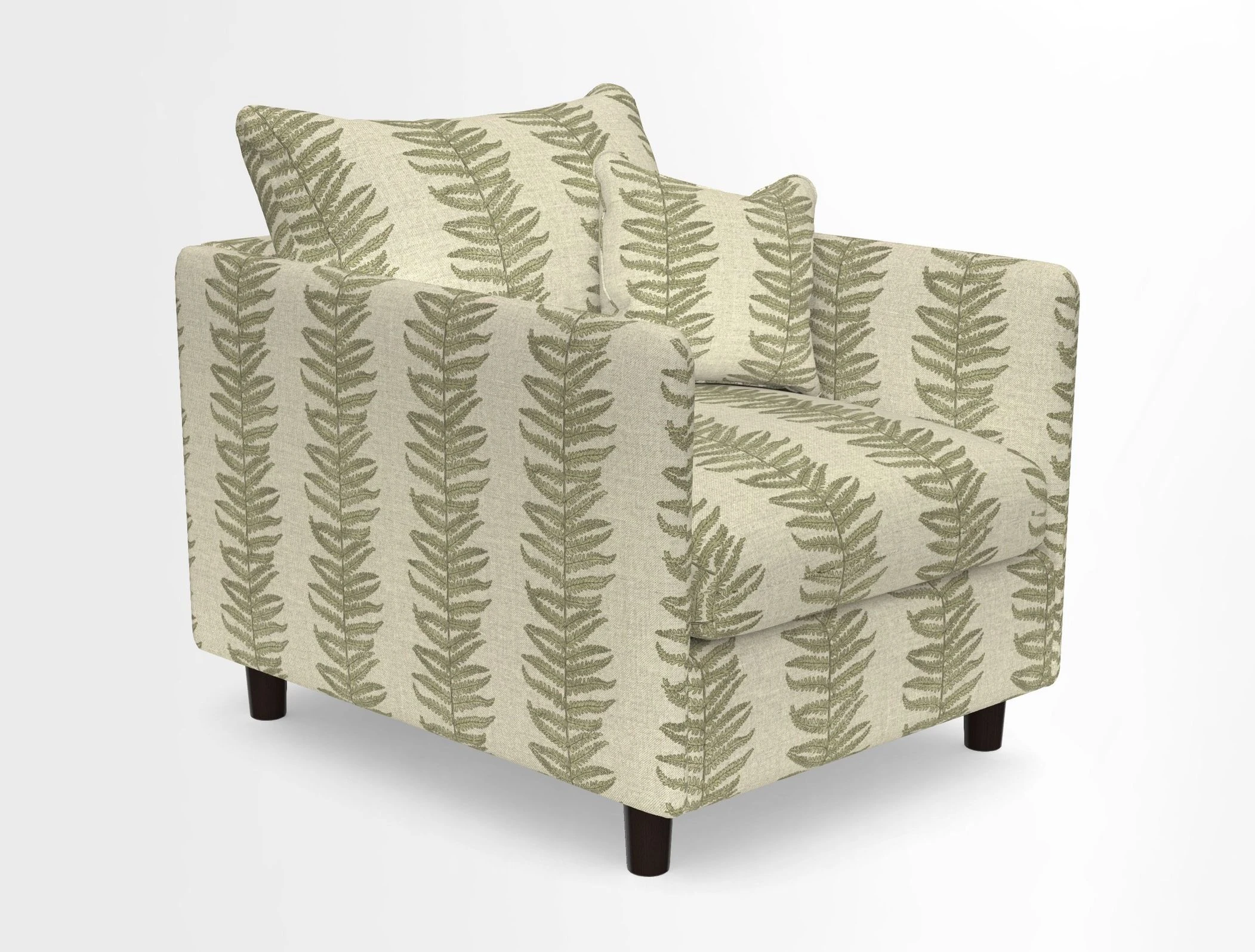 Madehurst Chair in Two Tone Plain Biscuit. Loose cover option available