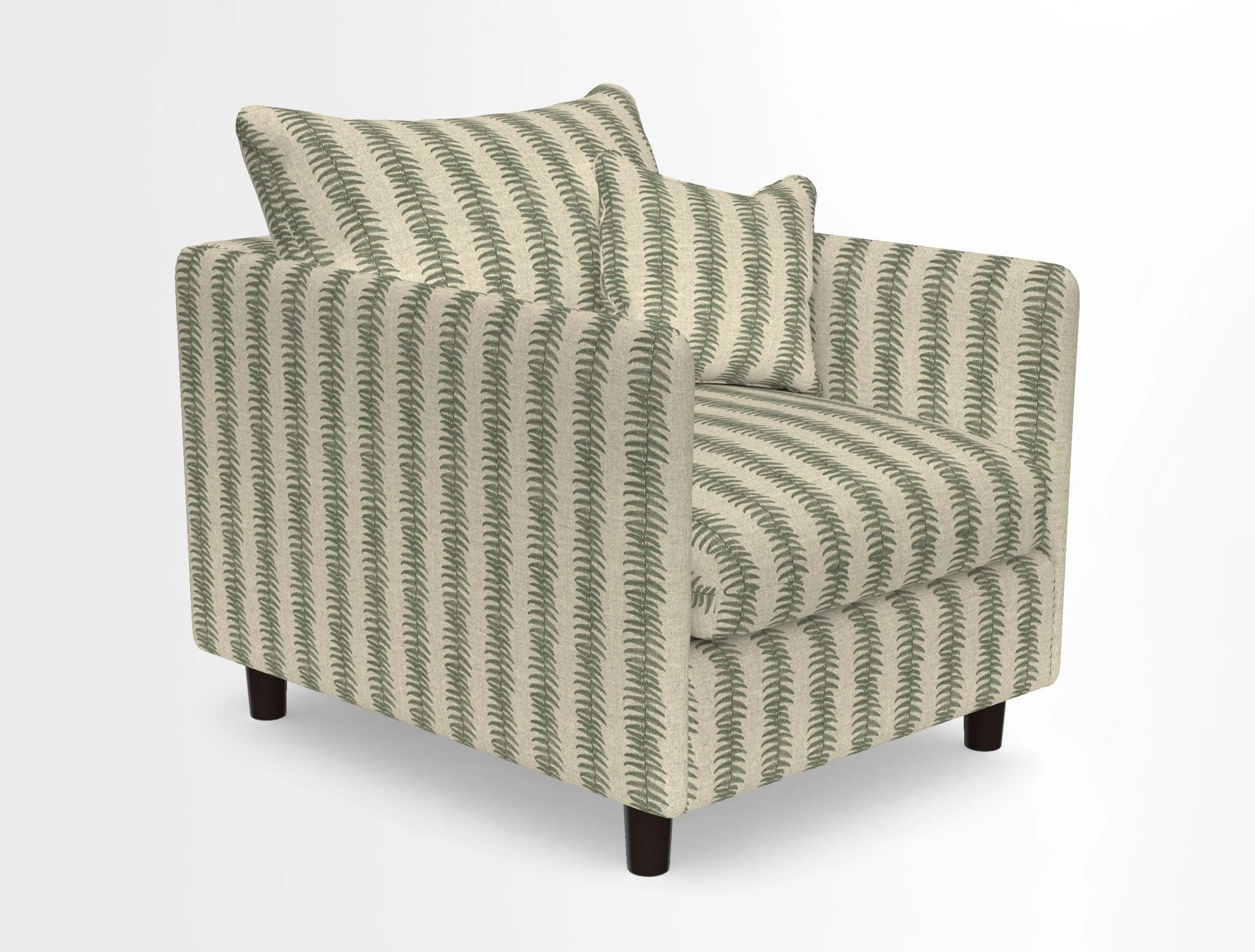 Madehurst Chair in Two Tone Plain Biscuit. Loose cover option available
