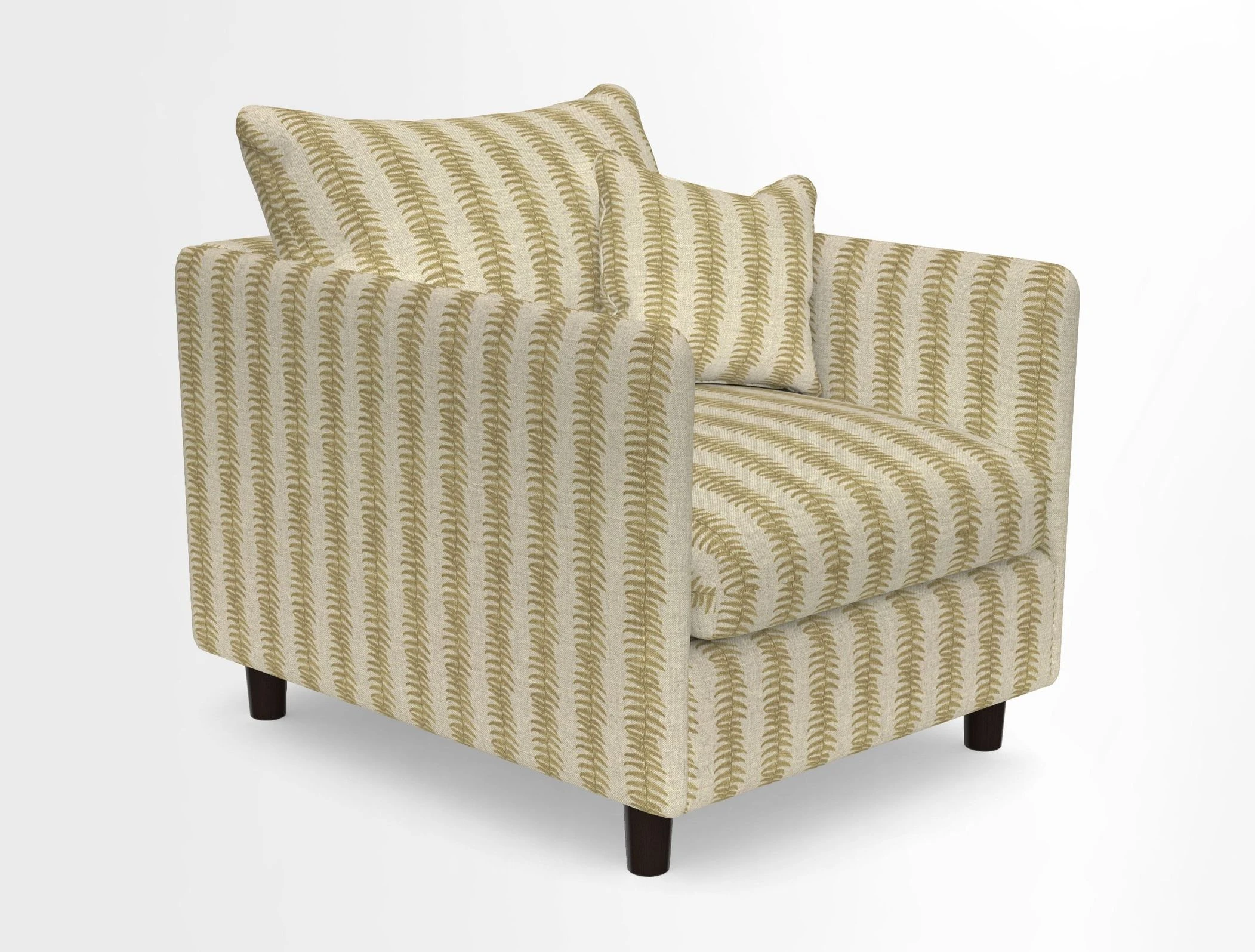 Madehurst Chair in Two Tone Plain Biscuit. Loose cover option available
