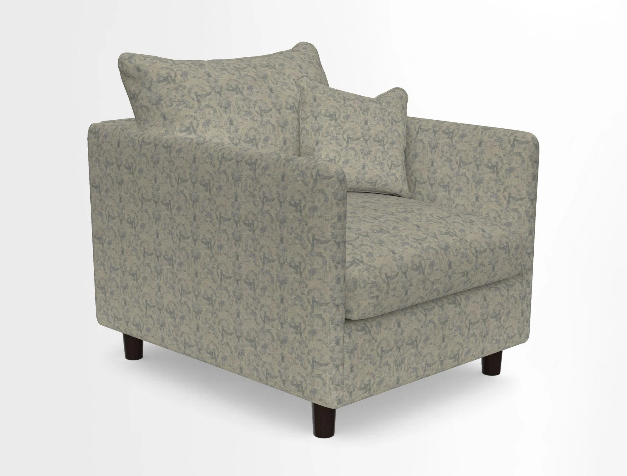 Madehurst Chair in Two Tone Plain Biscuit. Loose cover option available