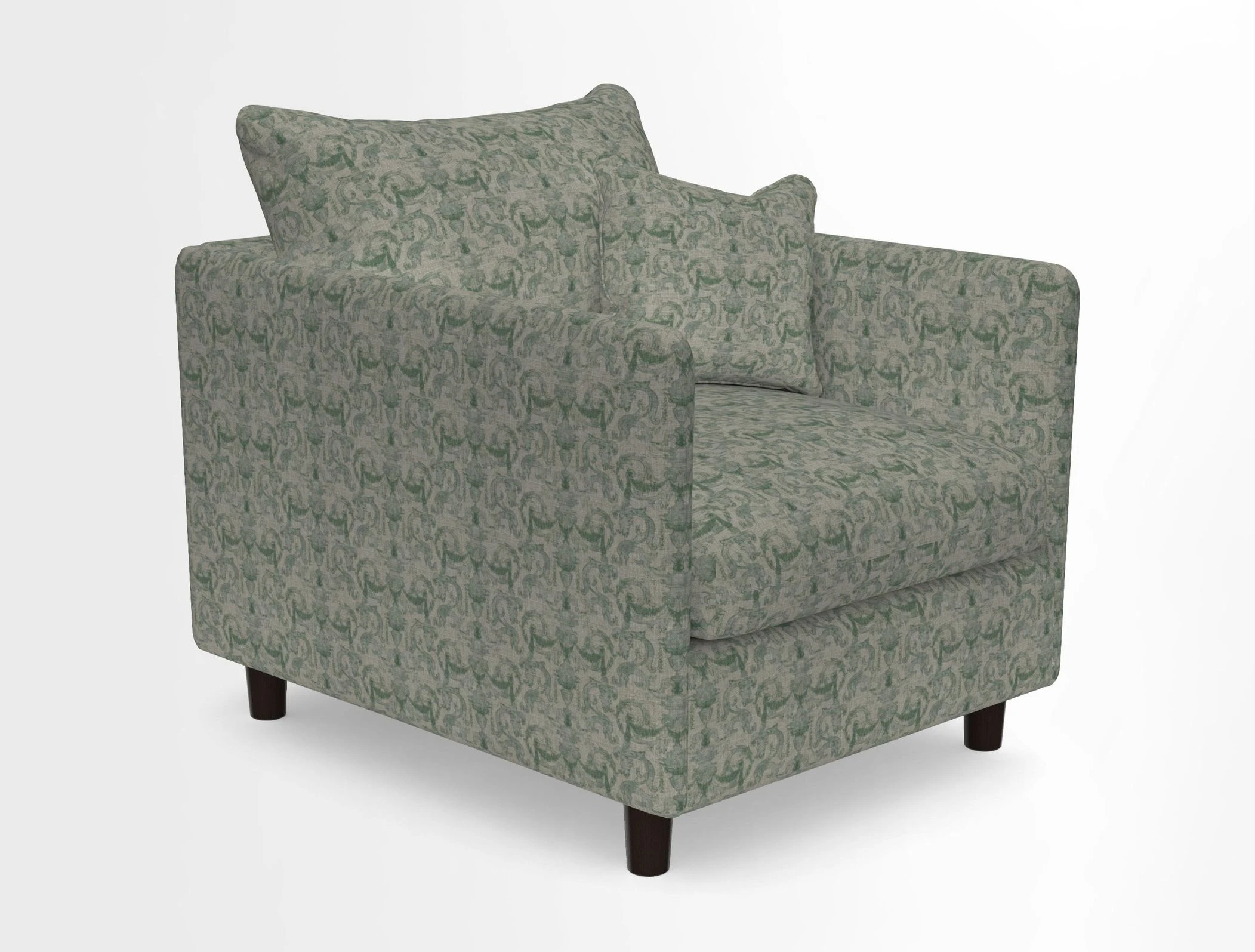 Madehurst Chair in Two Tone Plain Biscuit. Loose cover option available