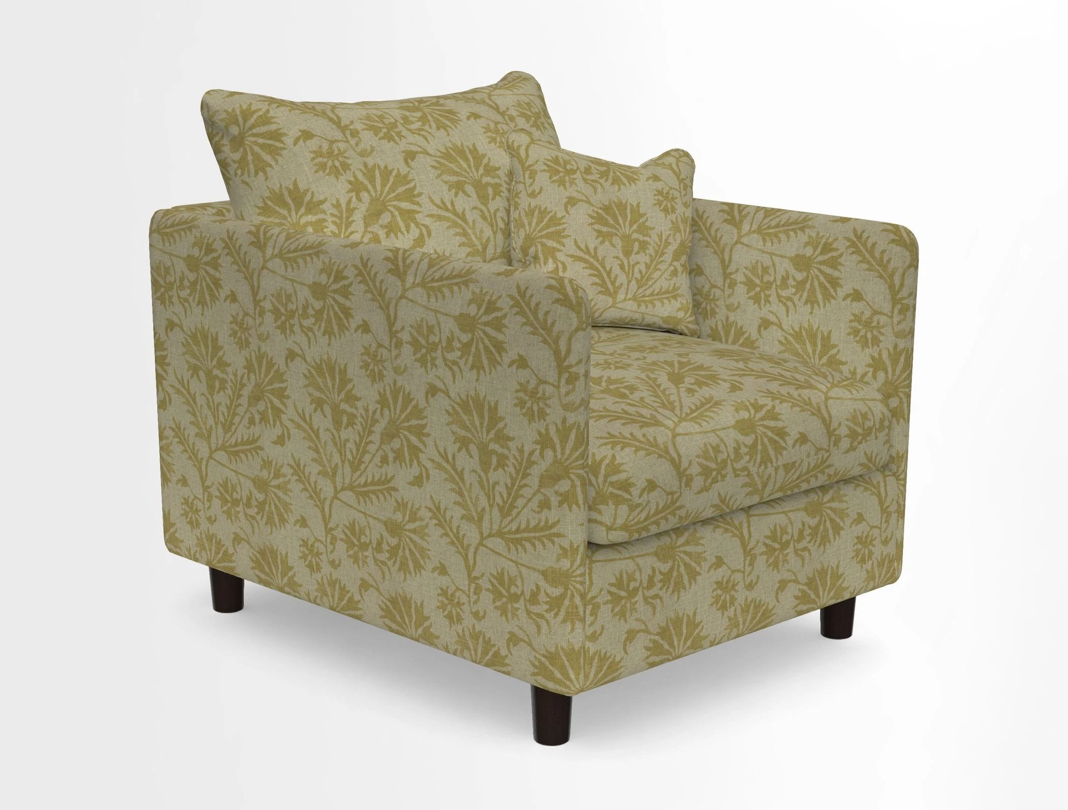 Madehurst Chair in Two Tone Plain Biscuit. Loose cover option available
