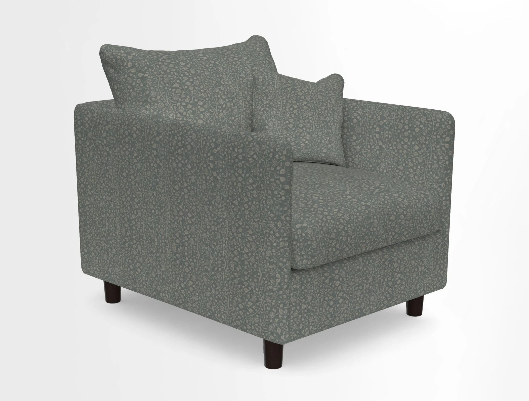 Madehurst Chair in Two Tone Plain Biscuit. Loose cover option available