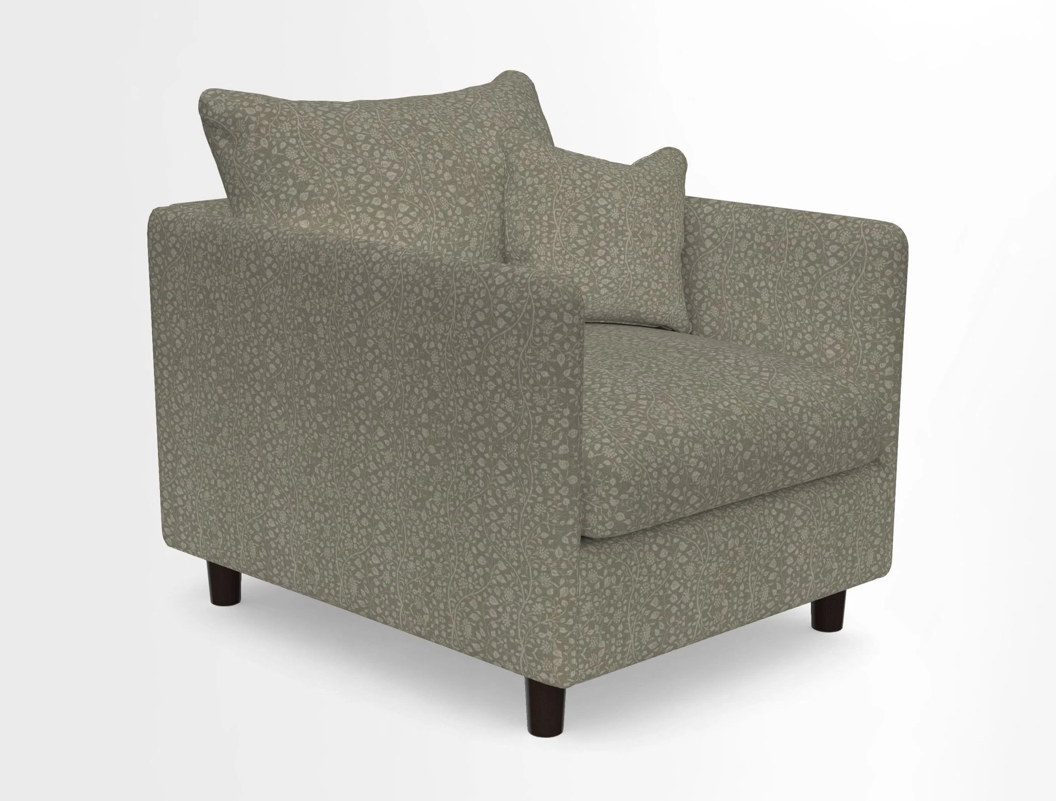 Madehurst Chair in Two Tone Plain Biscuit. Loose cover option available