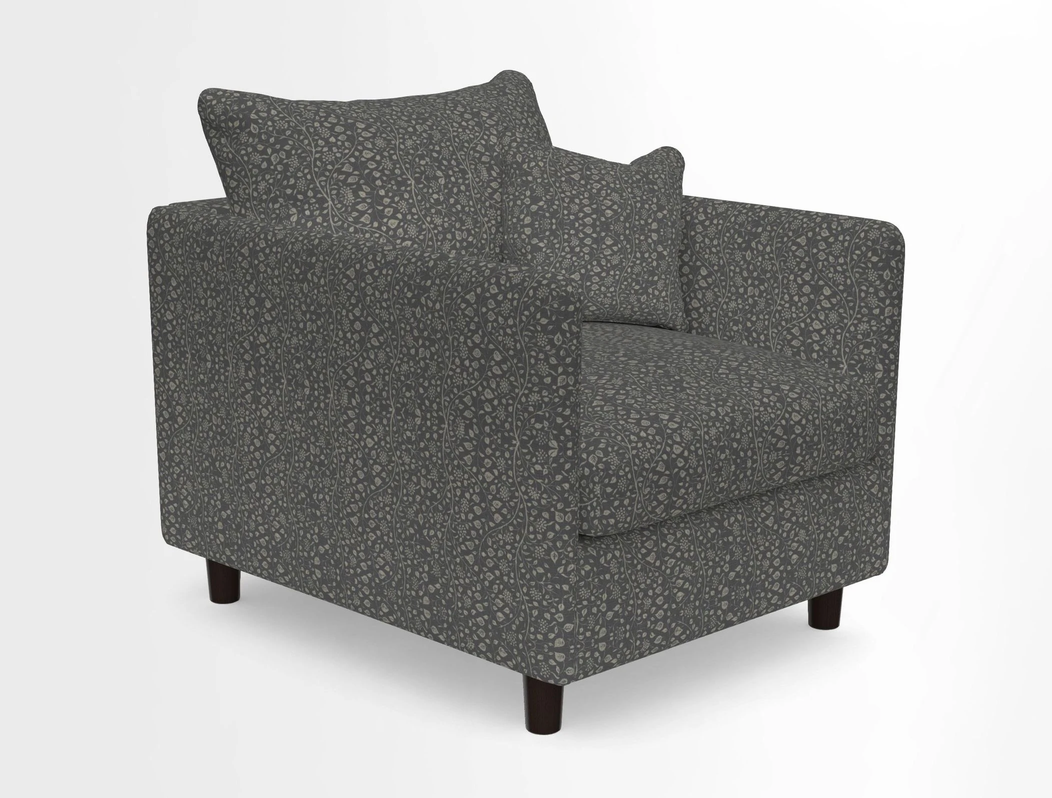 Madehurst Chair in Two Tone Plain Biscuit. Loose cover option available