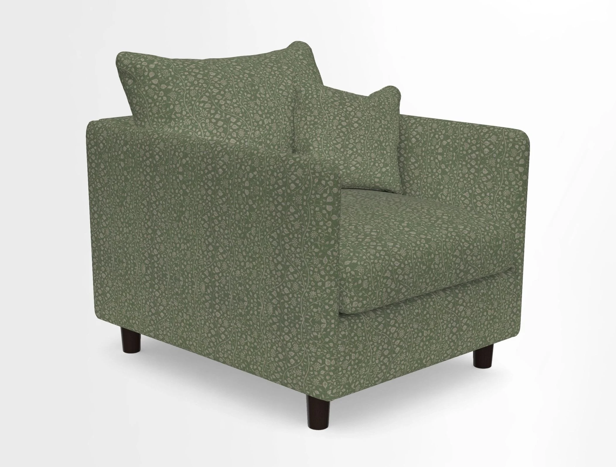 Madehurst Chair in Two Tone Plain Biscuit. Loose cover option available
