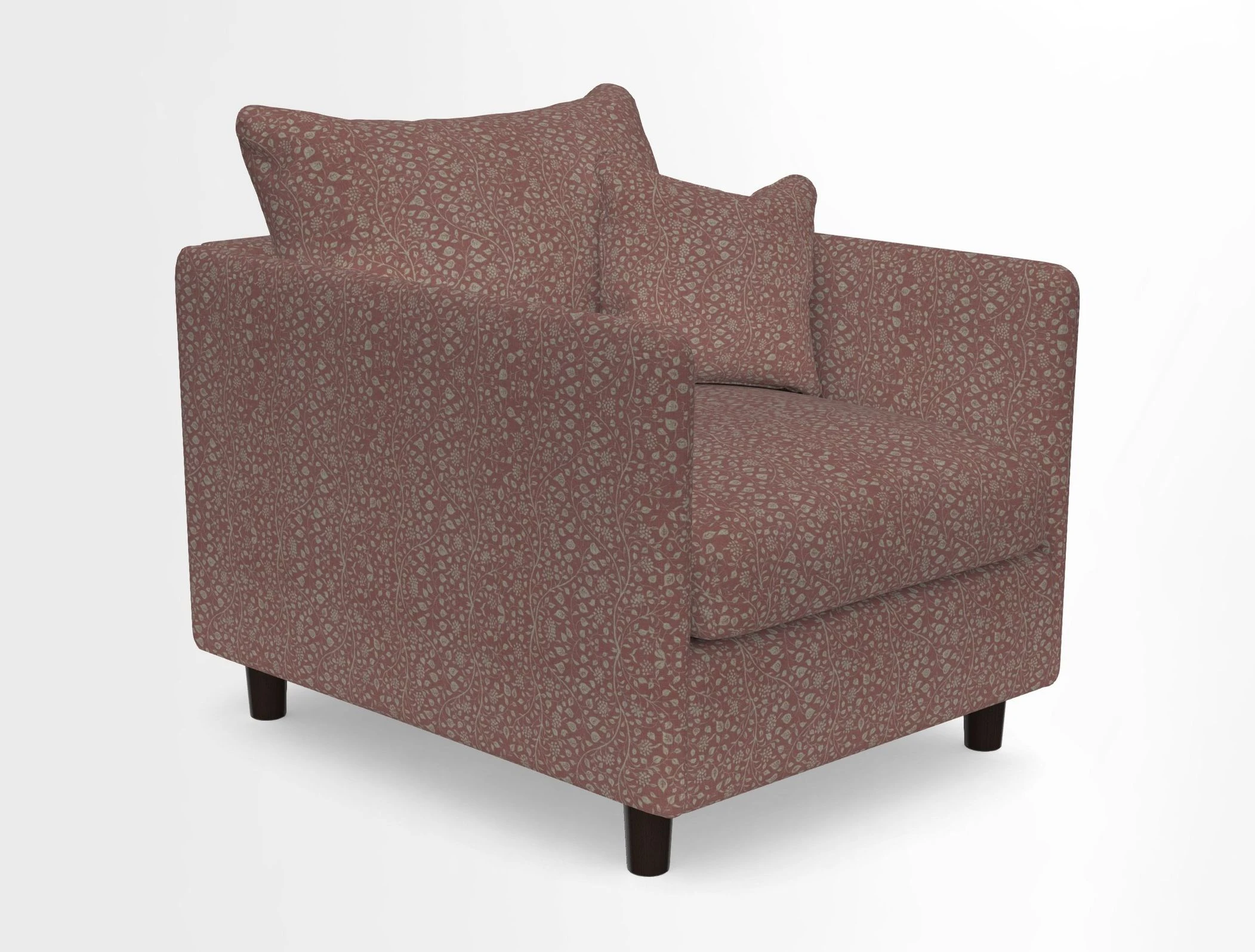 Madehurst Chair in Two Tone Plain Biscuit. Loose cover option available