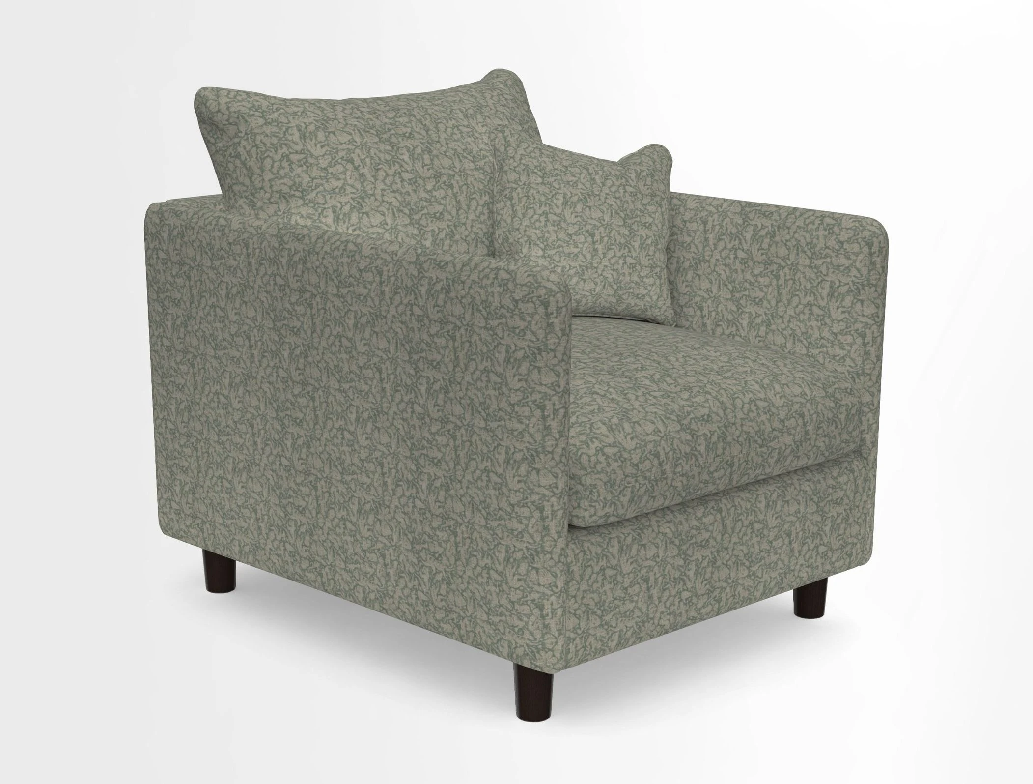 Madehurst Chair in Two Tone Plain Biscuit. Loose cover option available