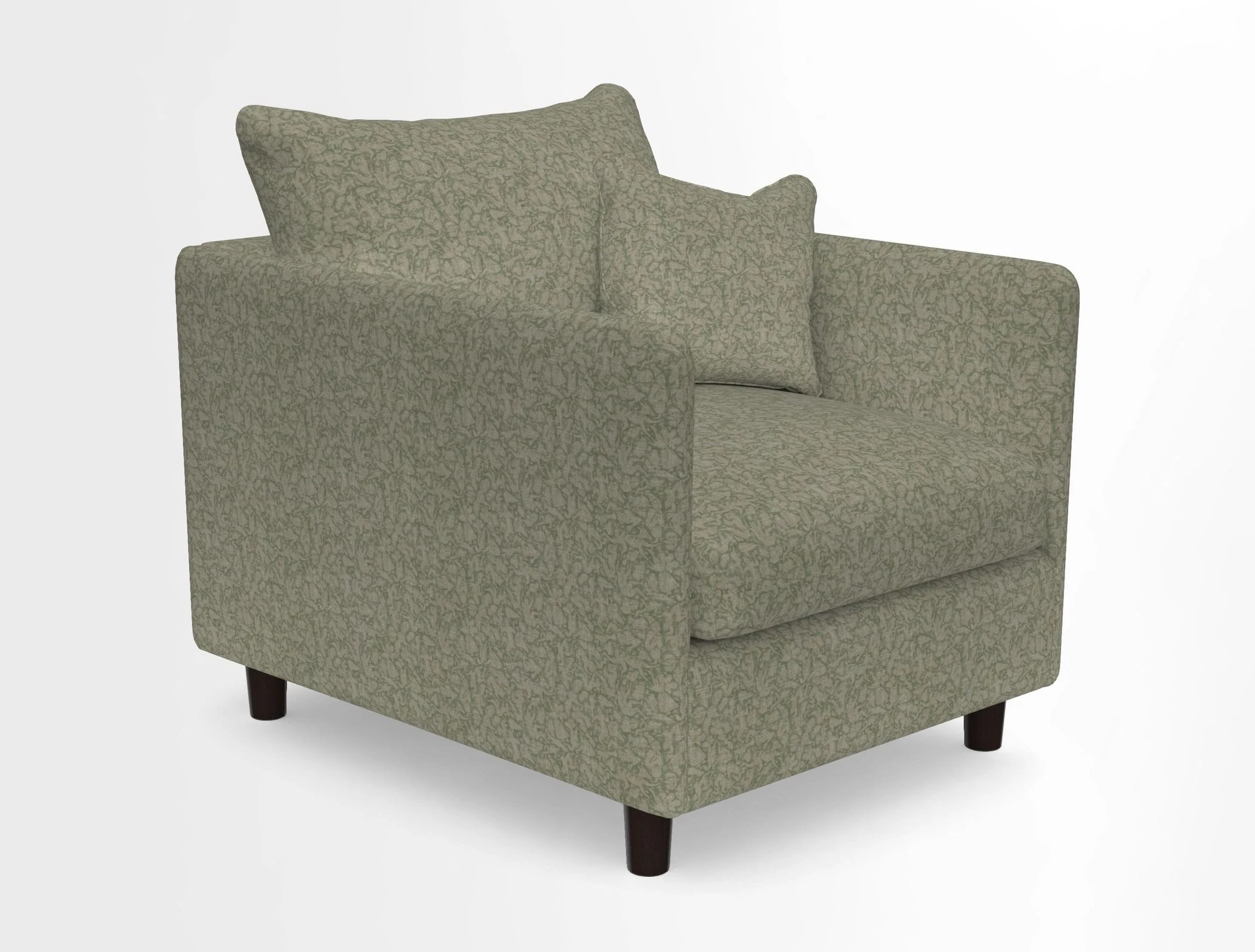 Madehurst Chair in Two Tone Plain Biscuit. Loose cover option available