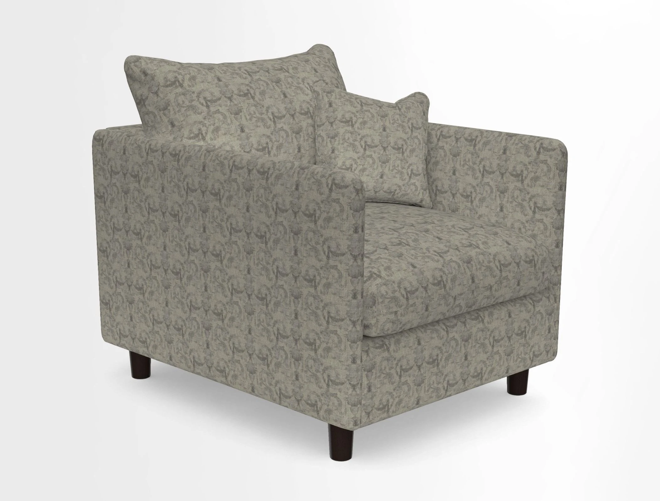 Madehurst Chair in Two Tone Plain Biscuit. Loose cover option available