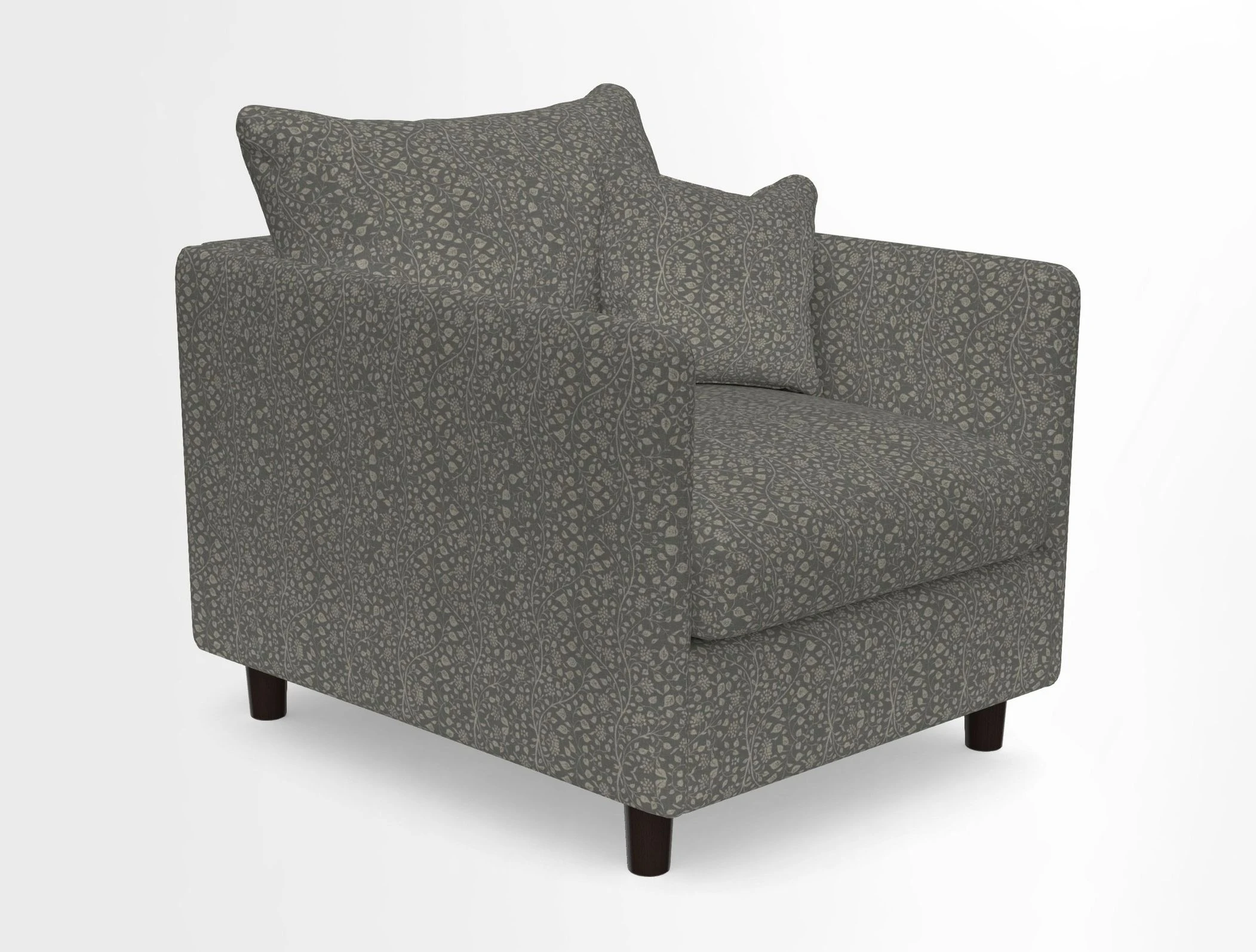 Madehurst Chair in Two Tone Plain Biscuit. Loose cover option available