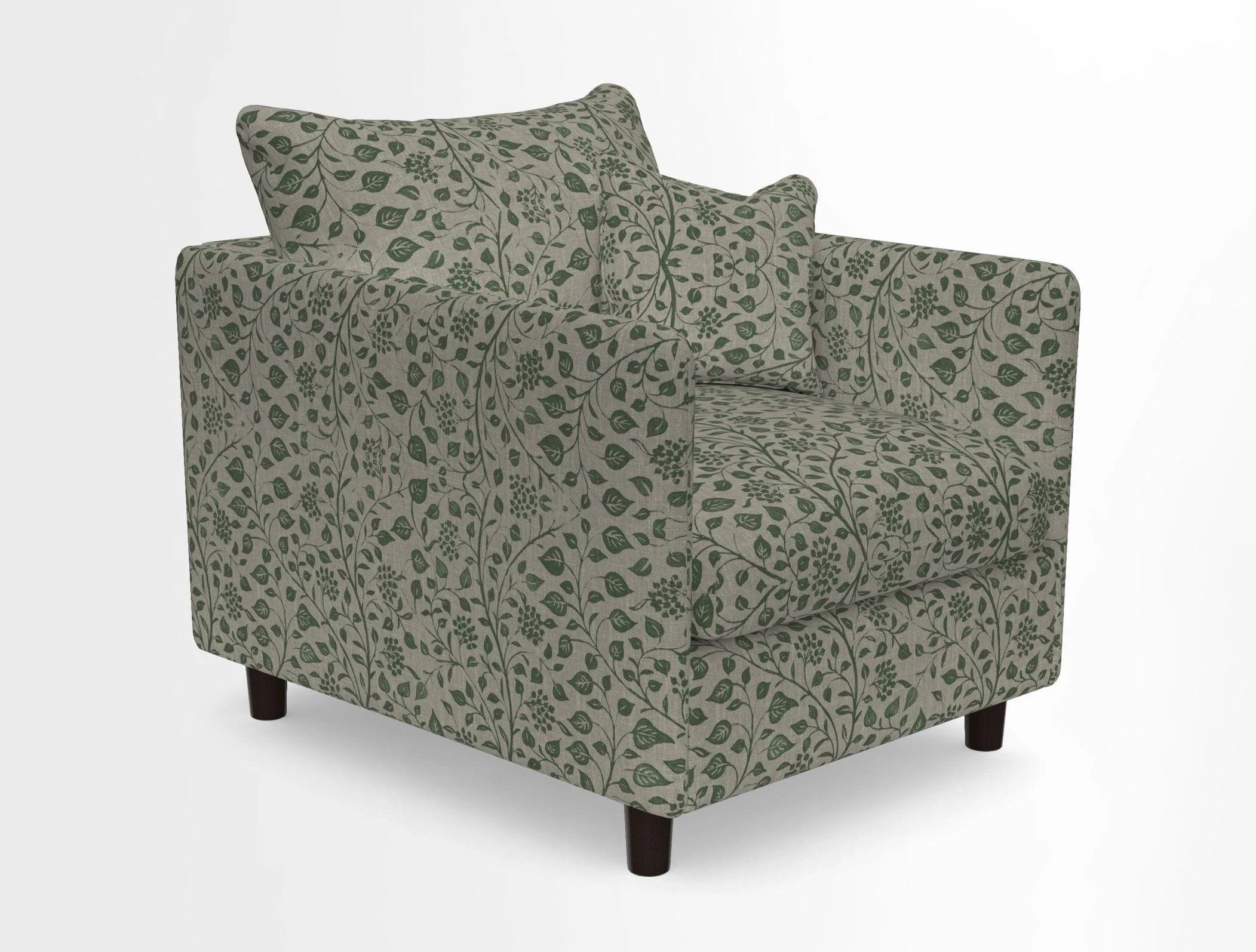 Madehurst Chair in Two Tone Plain Biscuit. Loose cover option available