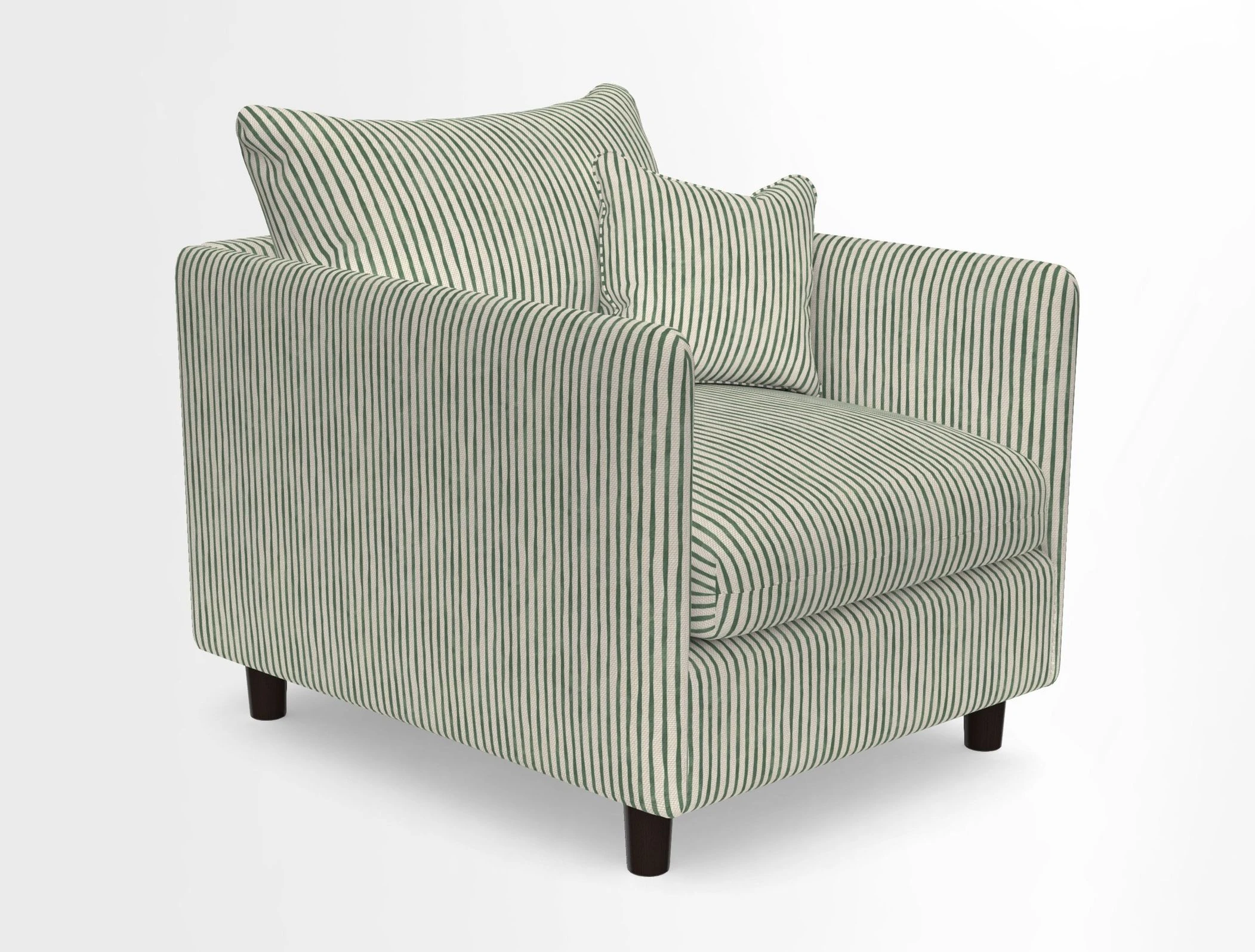 Madehurst Chair in Two Tone Plain Biscuit. Loose cover option available