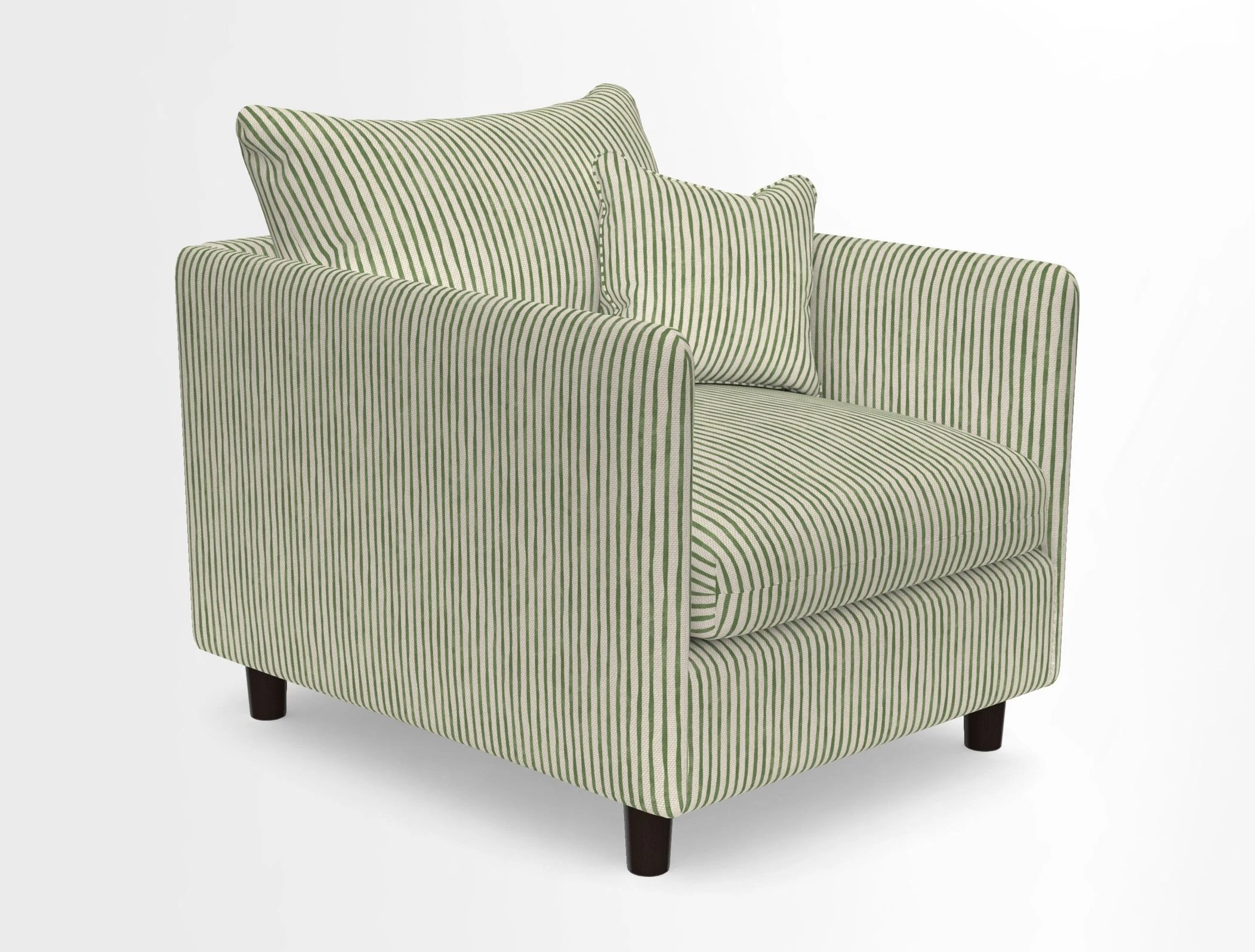Madehurst Chair in Two Tone Plain Biscuit. Loose cover option available